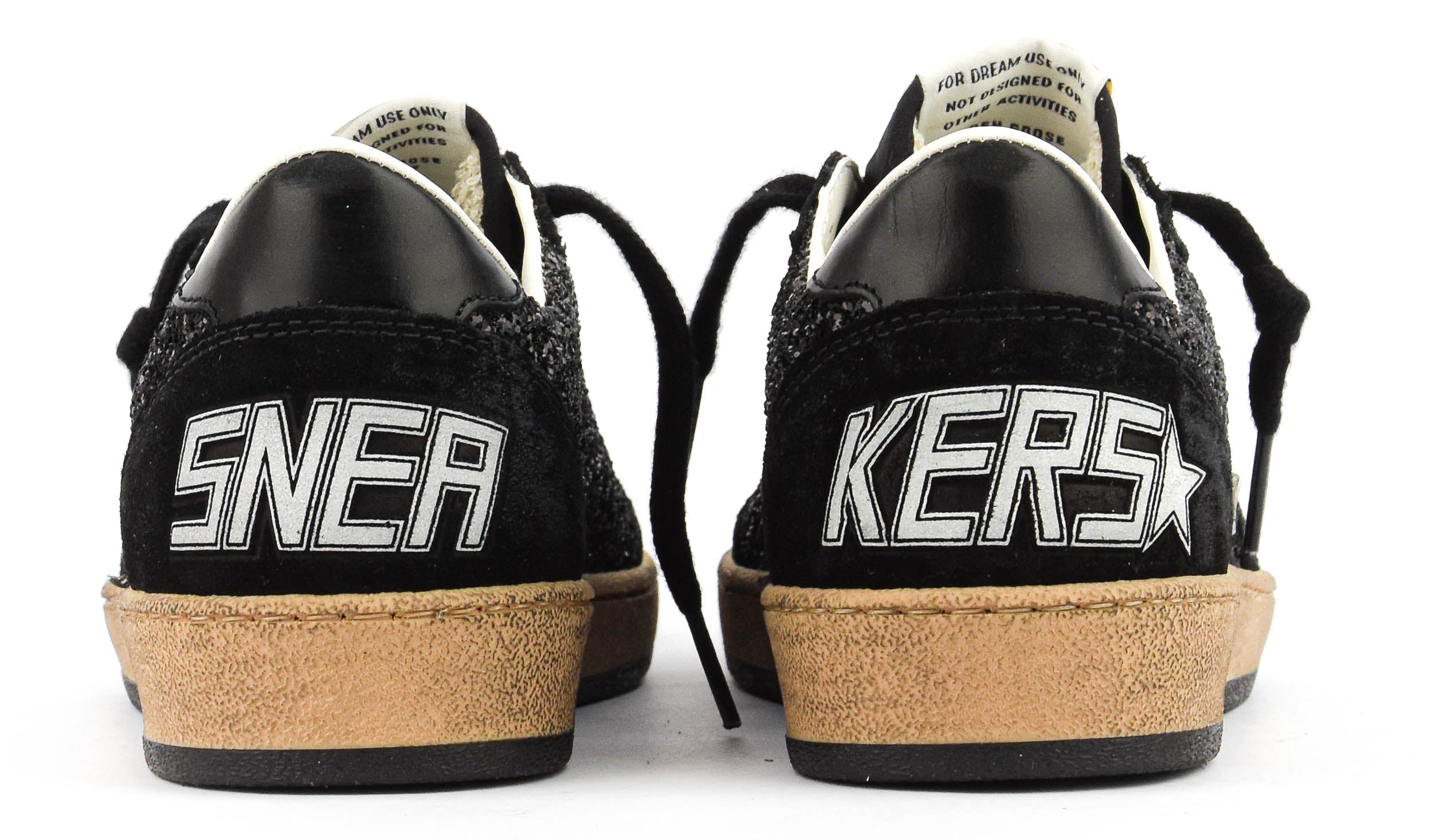 GOLDEN GOOSE BALLSTAR BLACK SUEDE