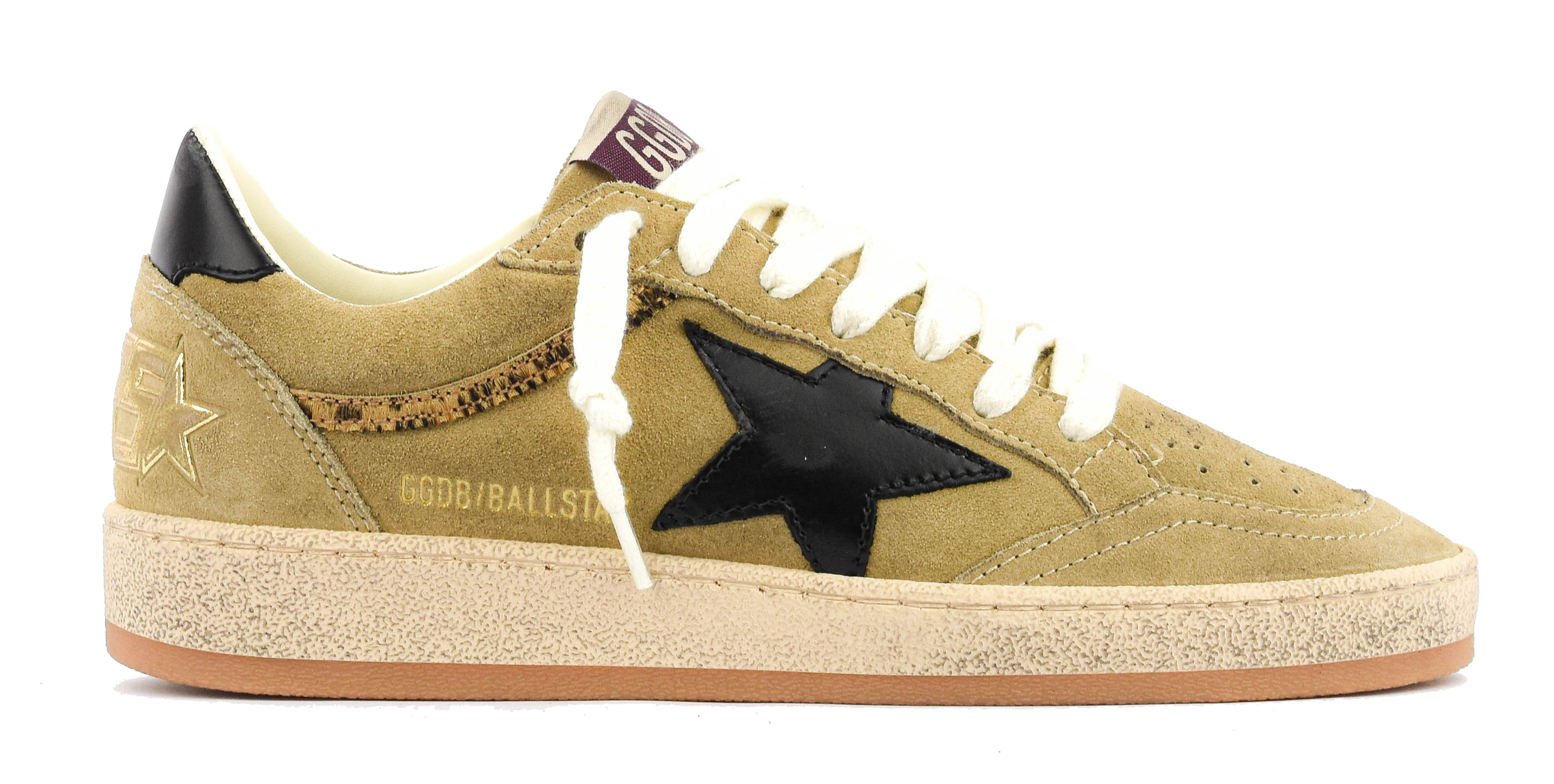 GOLDEN GOOSE BALLSTAR WARM BEIGE/BLACK