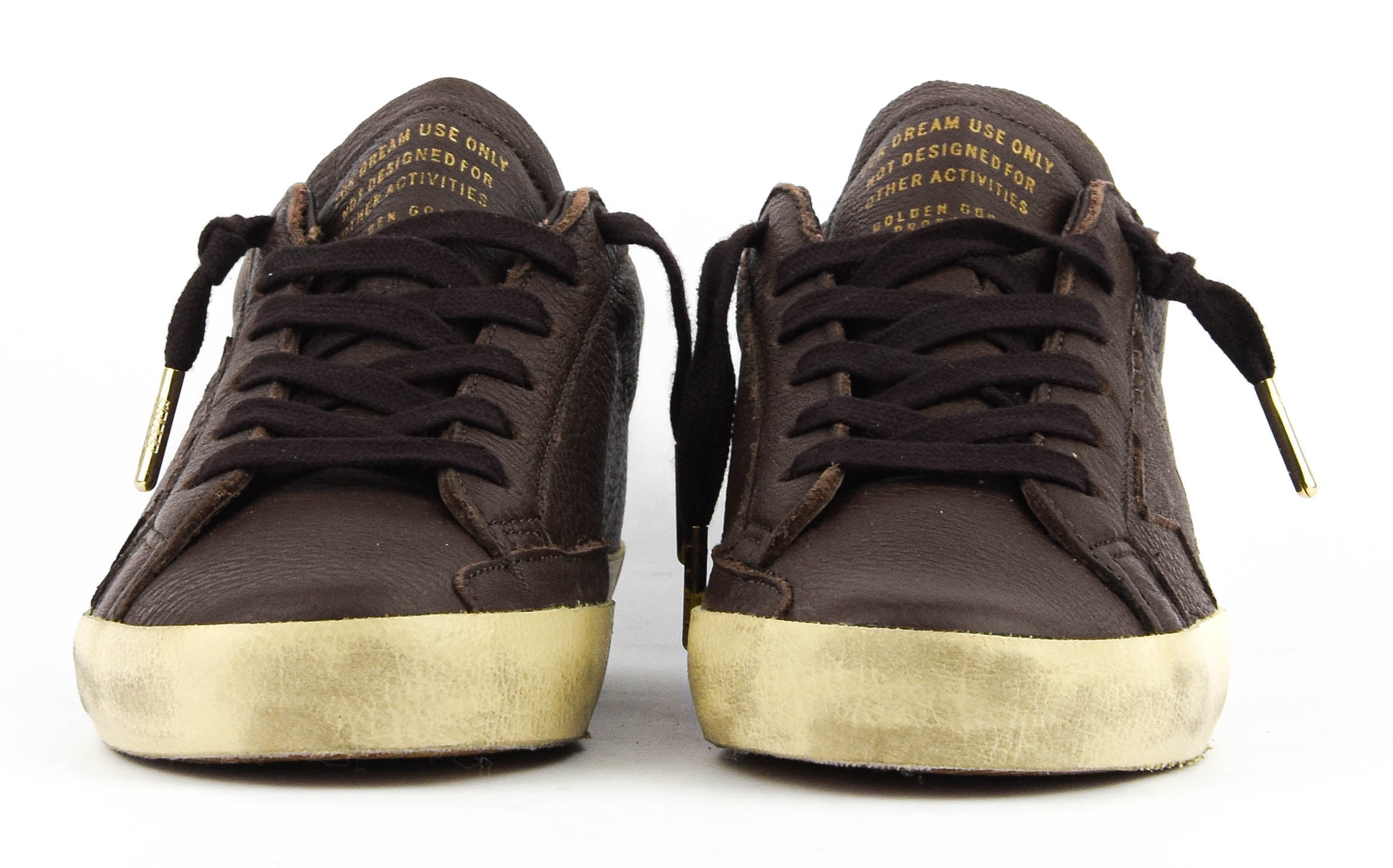 GOLDEN GOOSE SUPERSTAR DARK BROWN