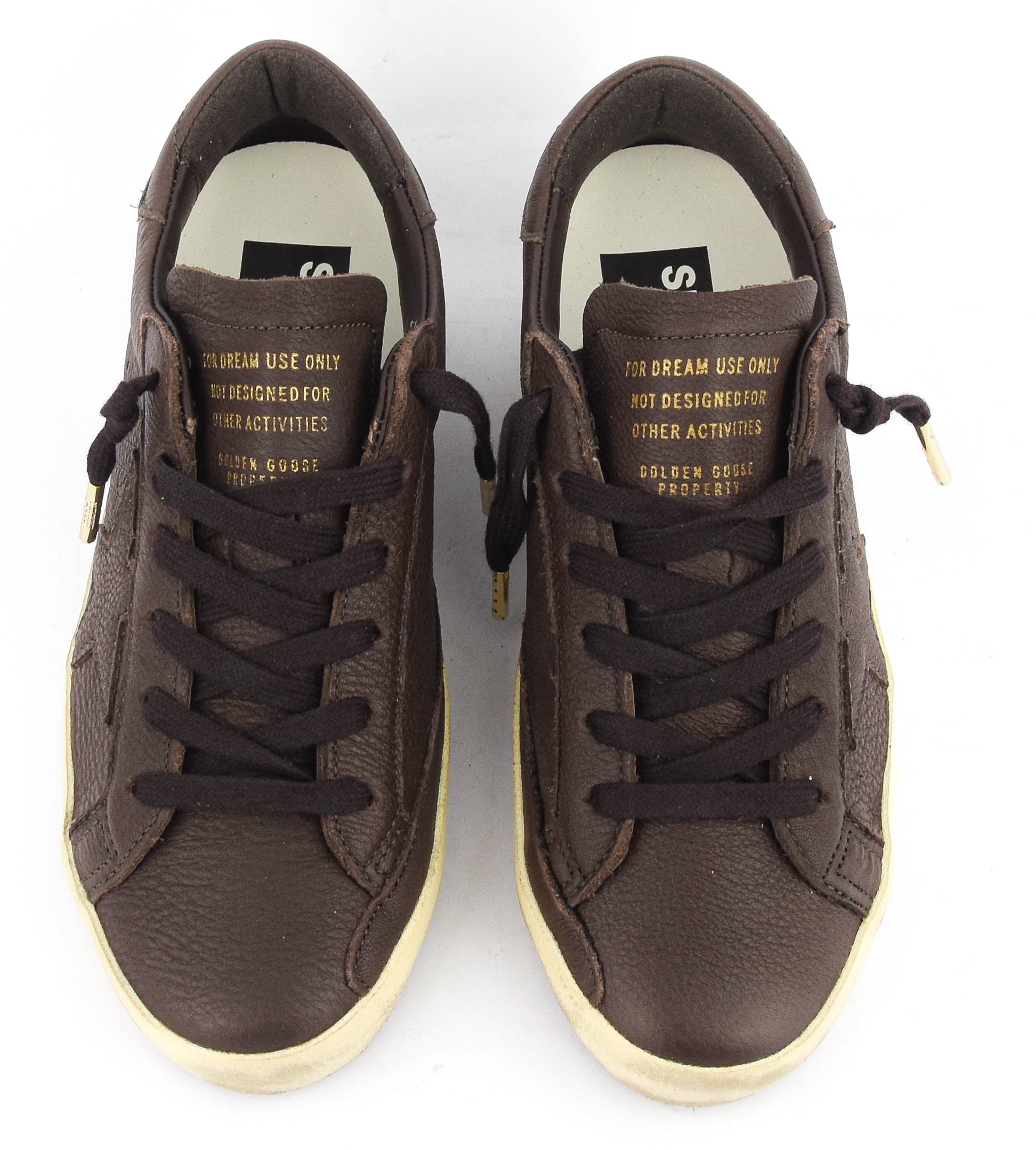 GOLDEN GOOSE SUPERSTAR DARK BROWN