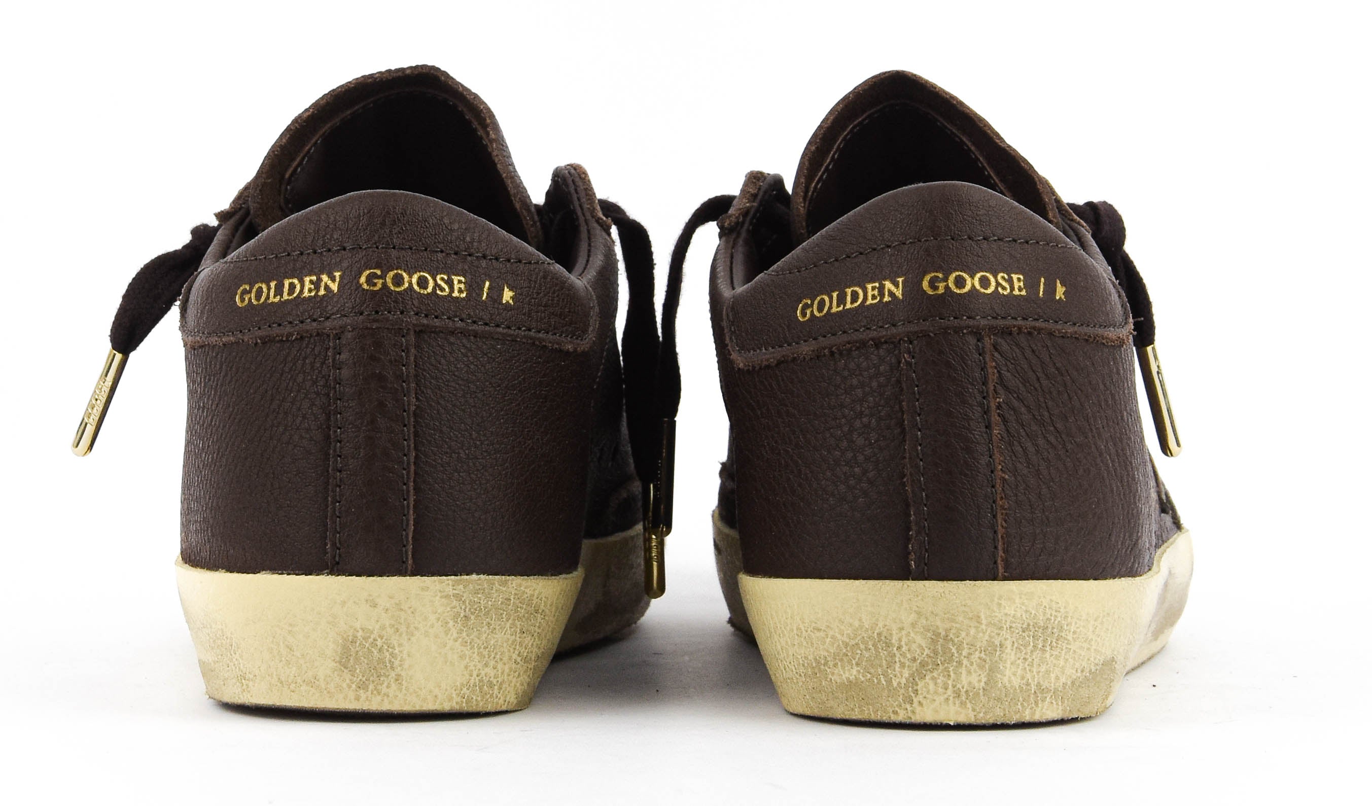 GOLDEN GOOSE SUPERSTAR DARK BROWN
