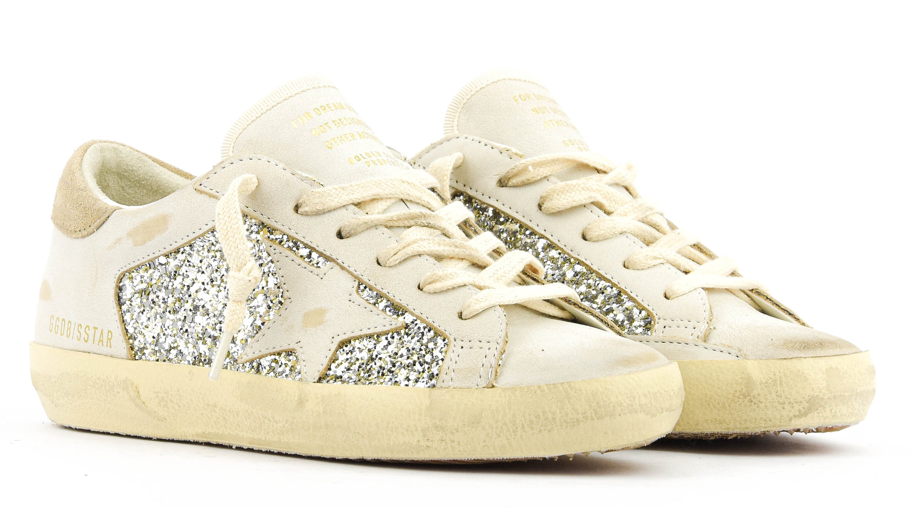 GOLDEN GOOSE SUPERSTAR WHITE/PLATINIUM