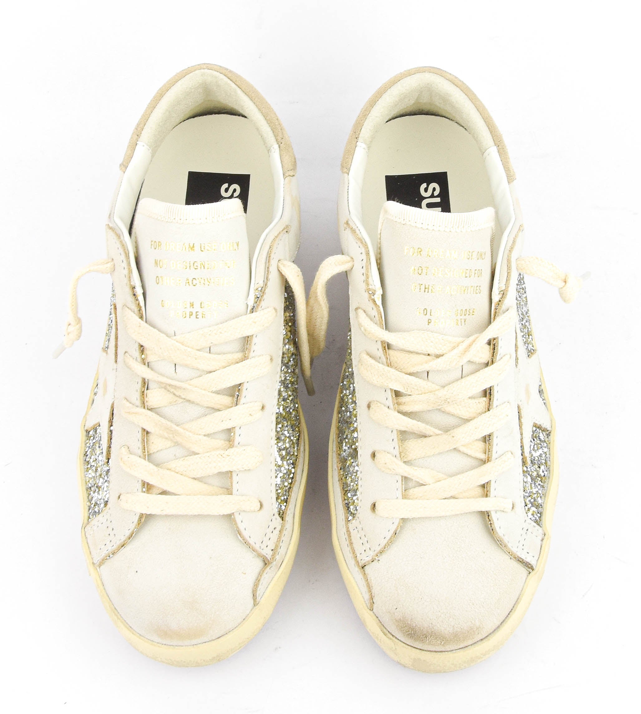 GOLDEN GOOSE SUPERSTAR WHITE/PLATINIUM