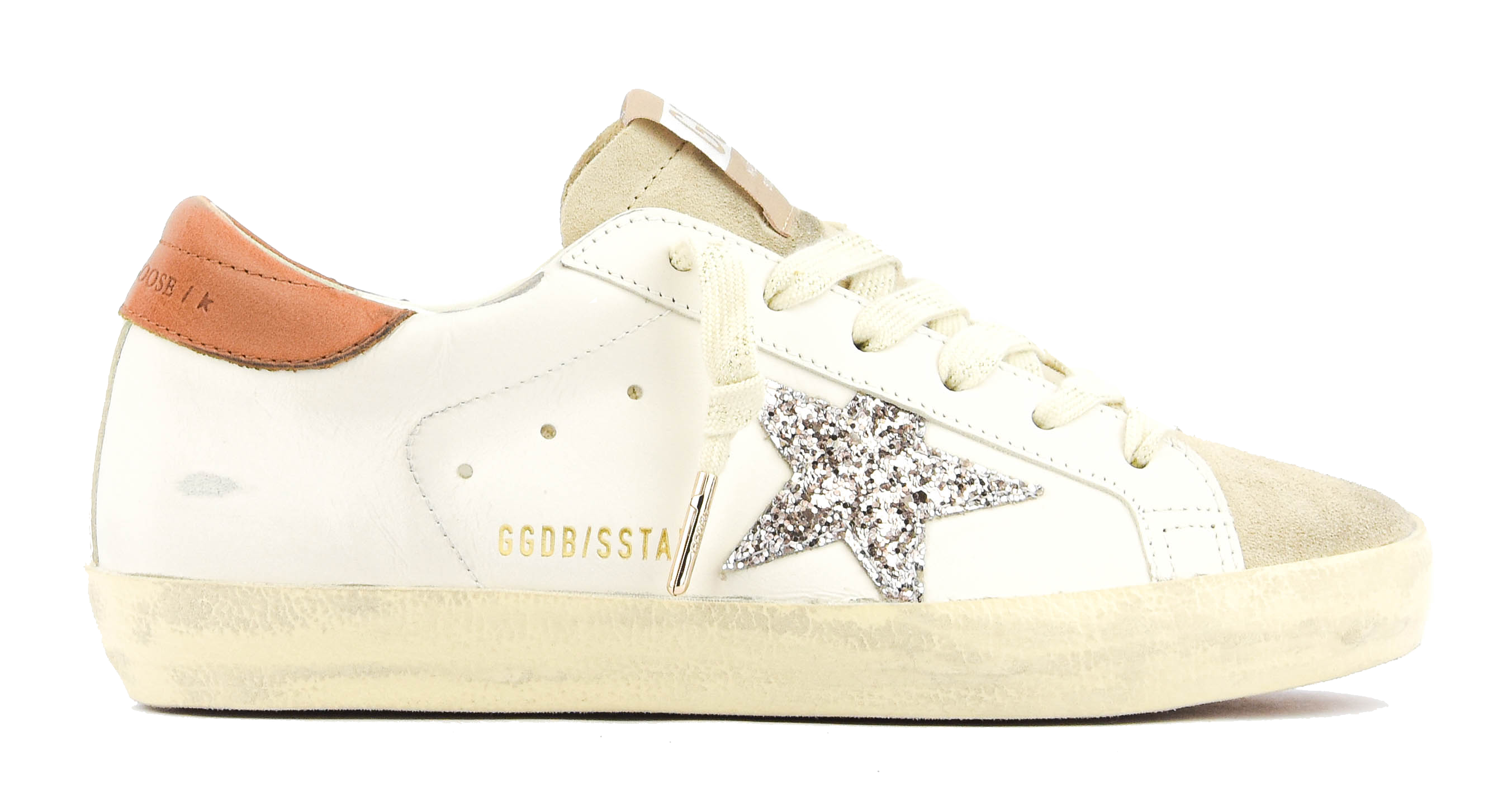 GOLDEN GOOSE SUPERSTAR WHITE/BEIGE/CINDERELLA