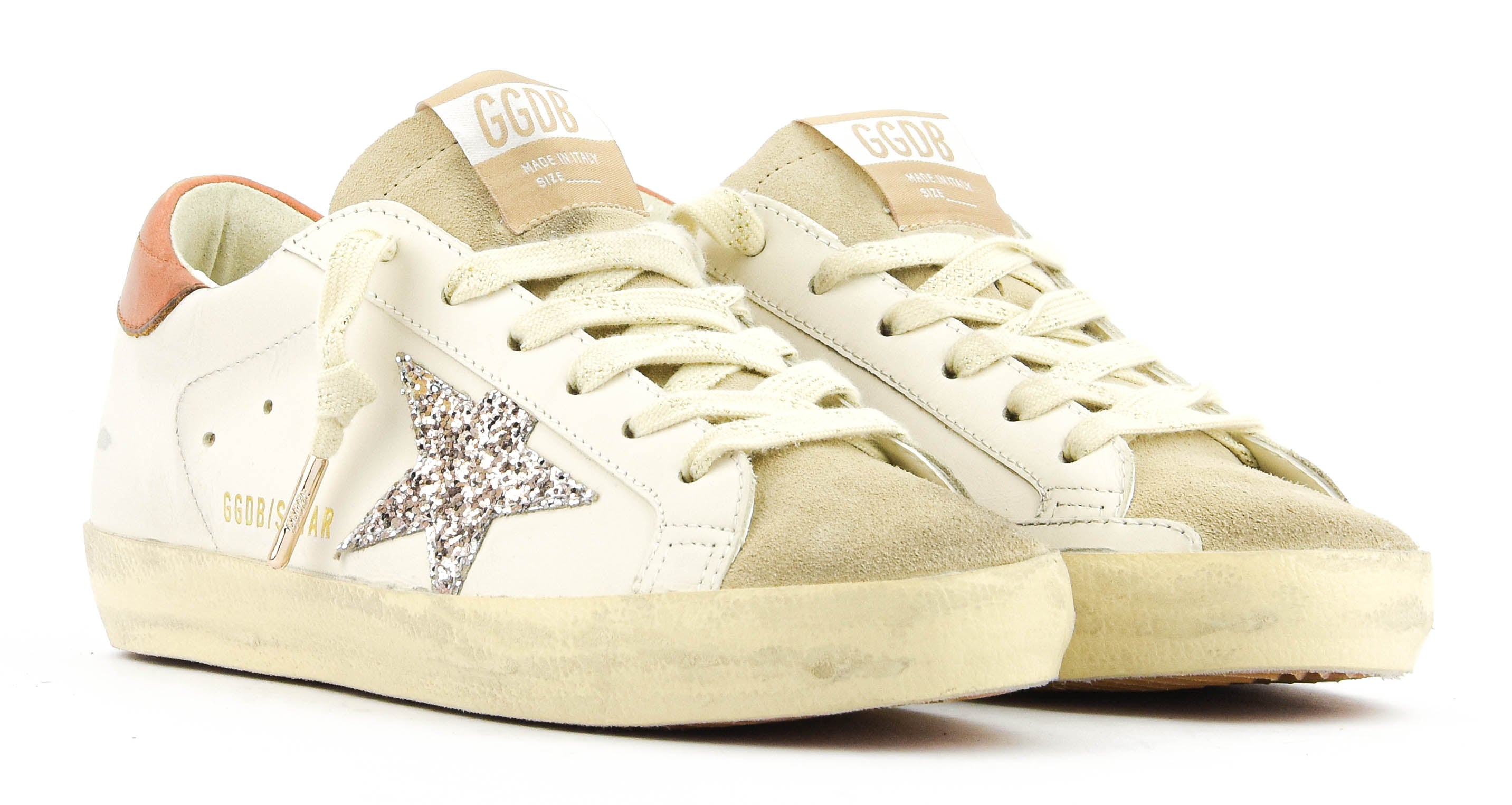 GOLDEN GOOSE SUPERSTAR WHITE/BEIGE/CINDERELLA