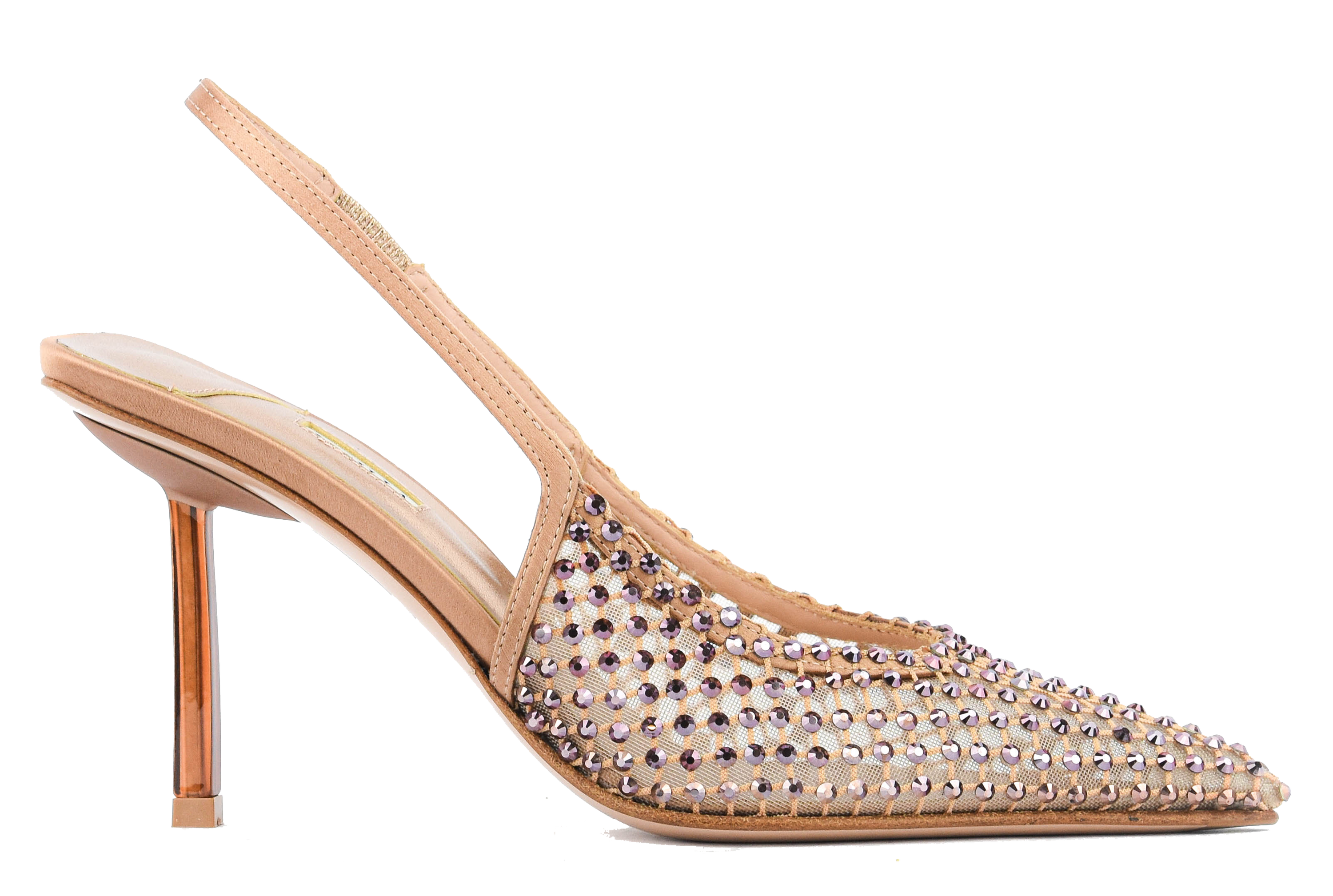 LE SILLA CHANEL GILDA PUMP STRASS nude