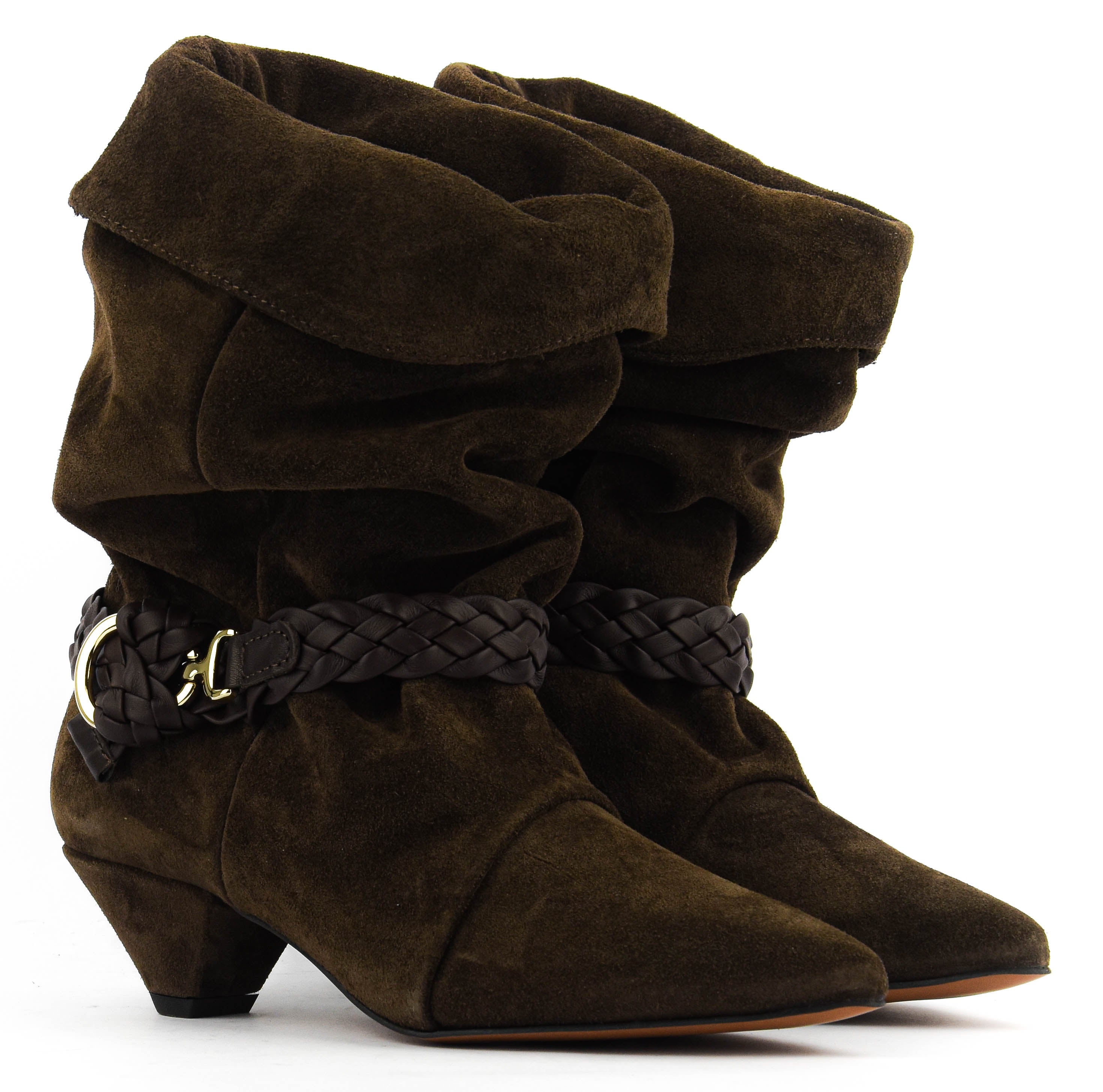 NUBIKK SALLY LYNN DARK BROWN SUEDE
