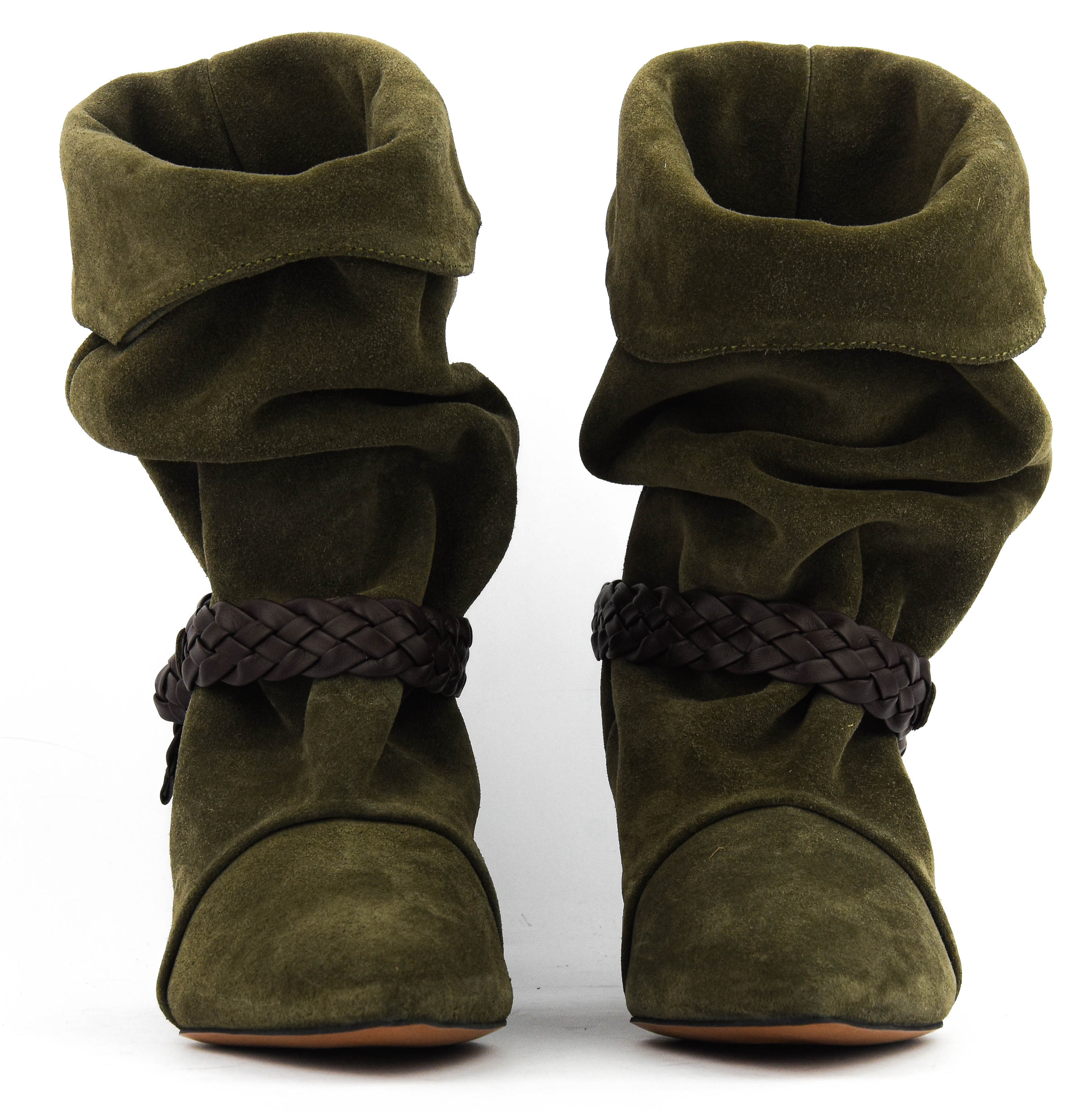 NUBIKK SALLY LYNN GREEN SUEDE