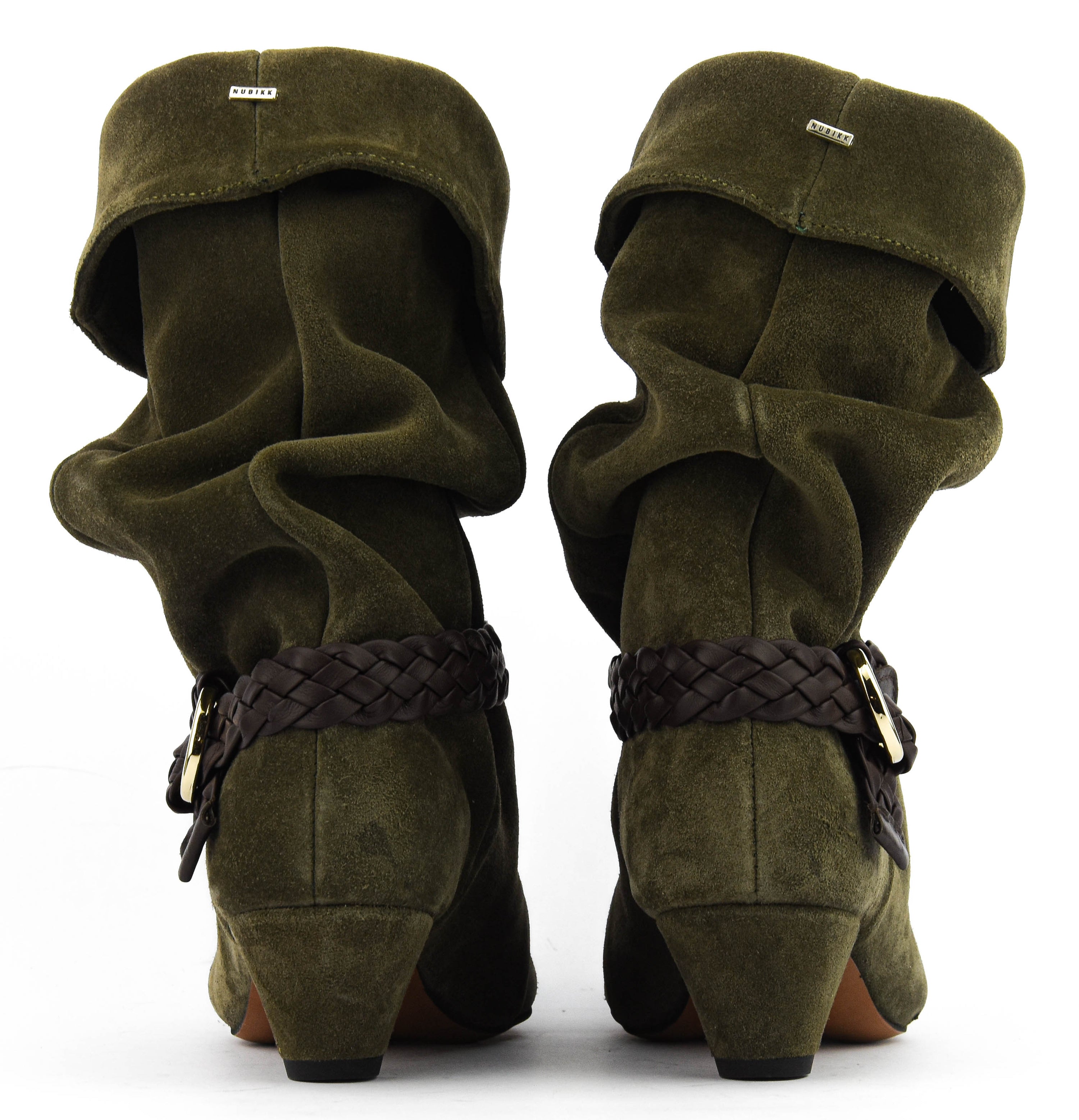 NUBIKK SALLY LYNN GREEN SUEDE