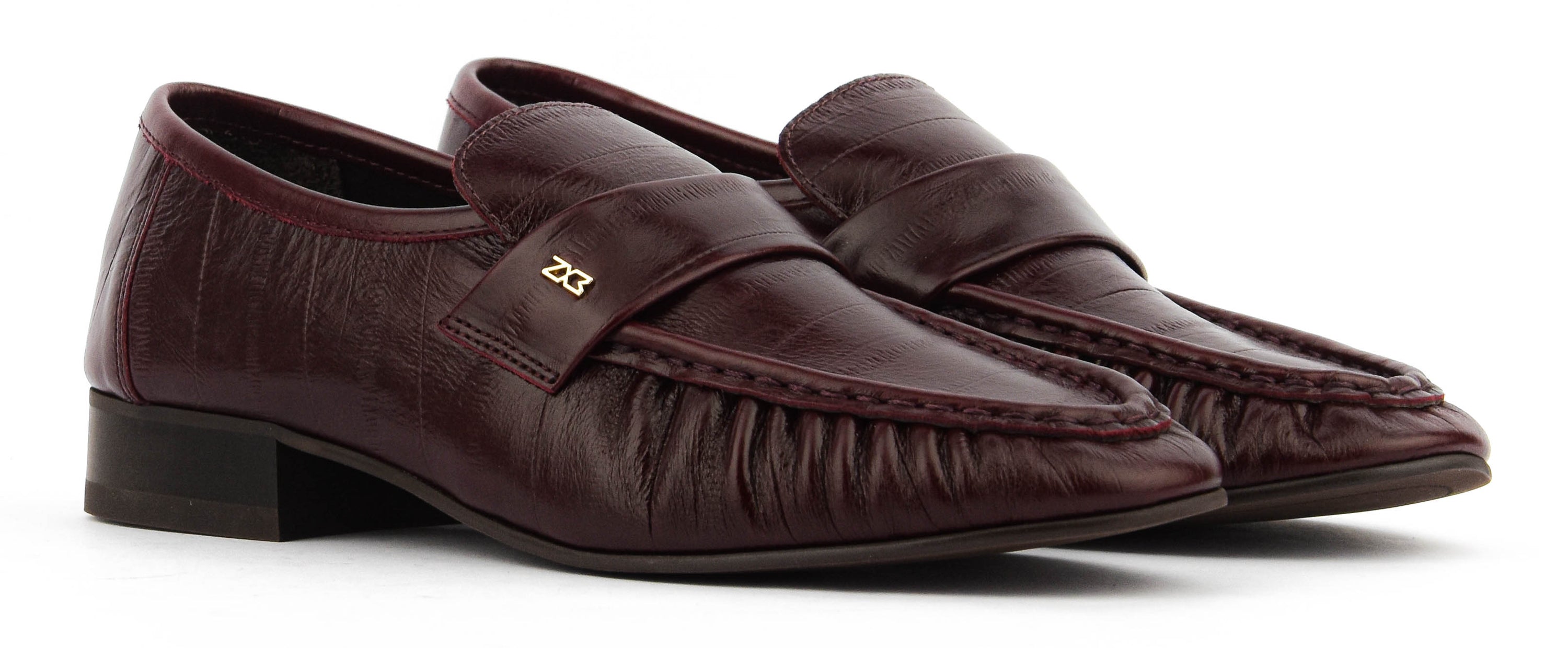 NOKWOL SWIFTY BURGUNDY EEL LEATHER