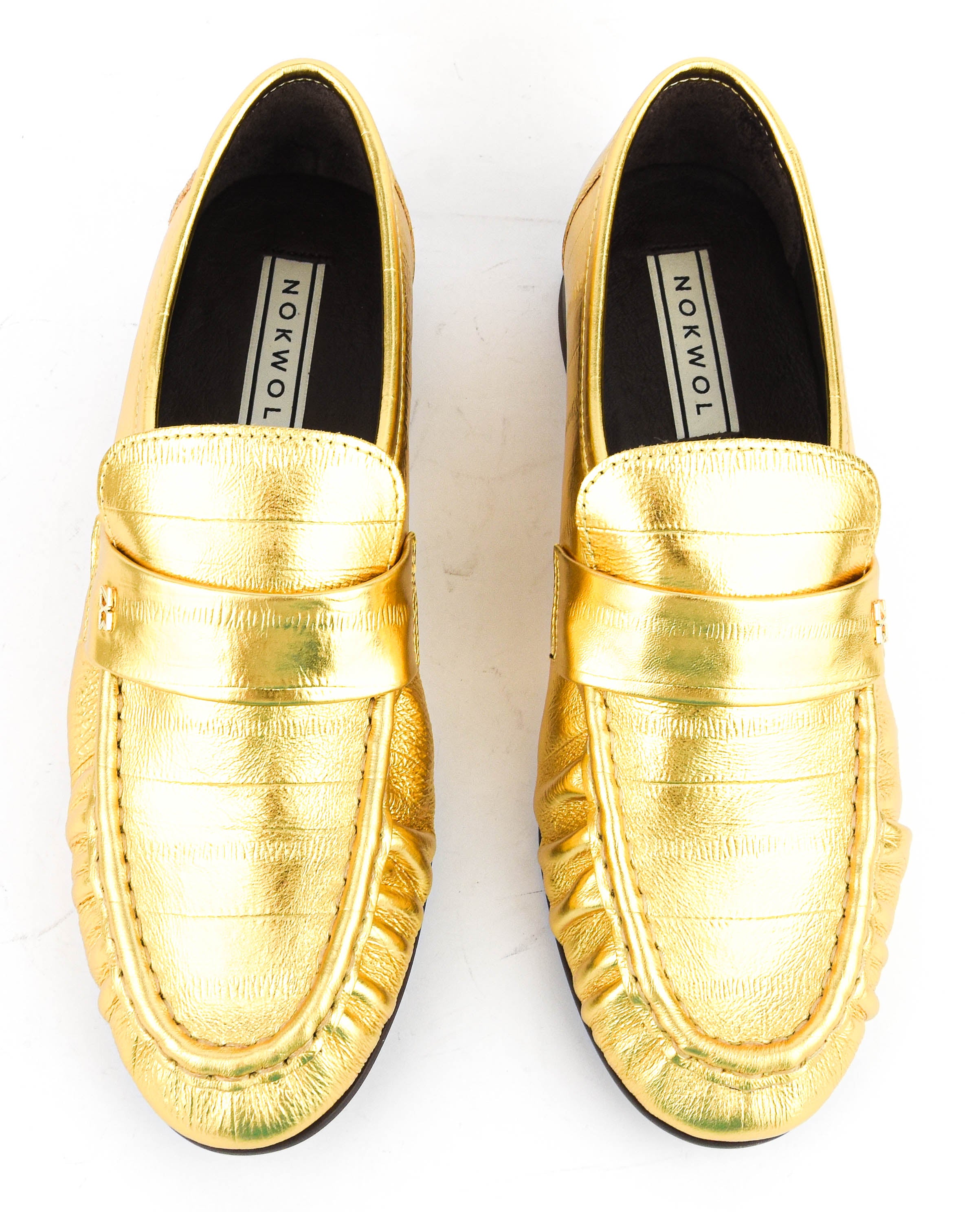 NOKWOL SWIFTY GOLD EEL LEATHER