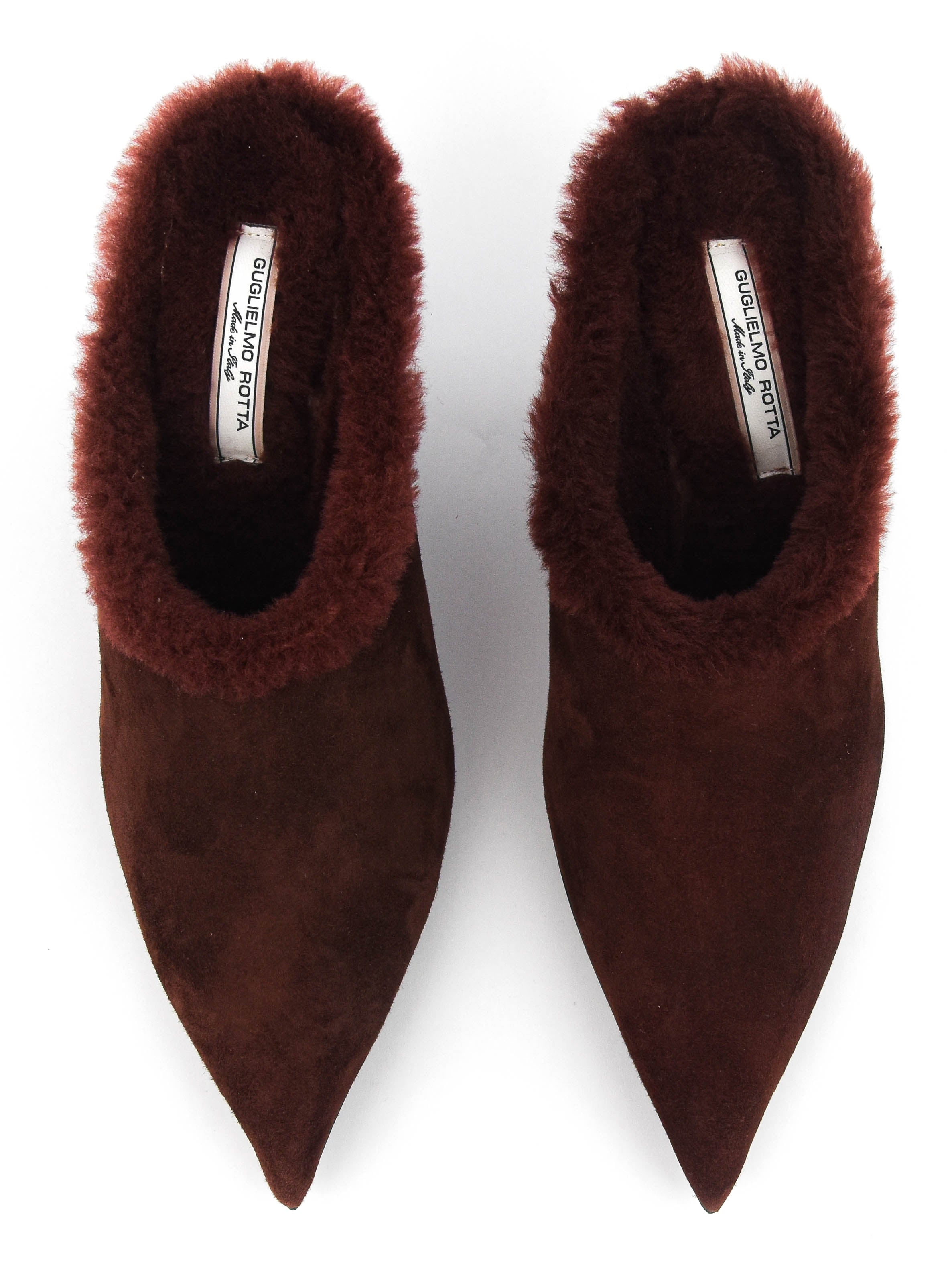 GUGLIELMO ROTTA PUMP SOFT BURGUNDY