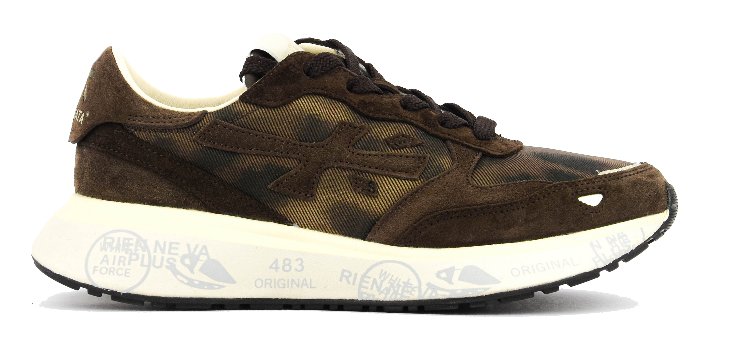 PREMIATA LAURYN SNEAKER BROWN CAMO
