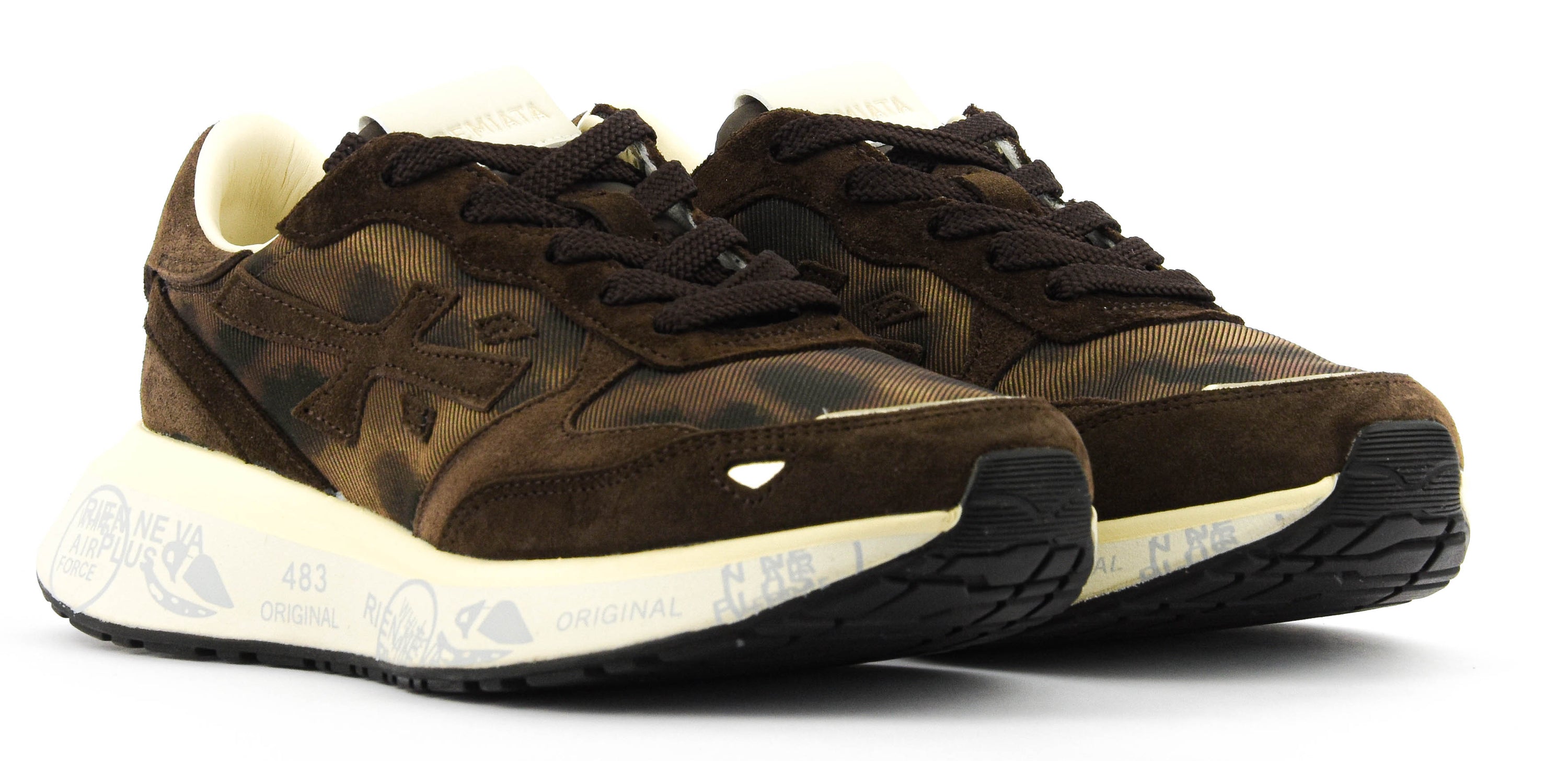 PREMIATA LAURYN SNEAKER BROWN CAMO