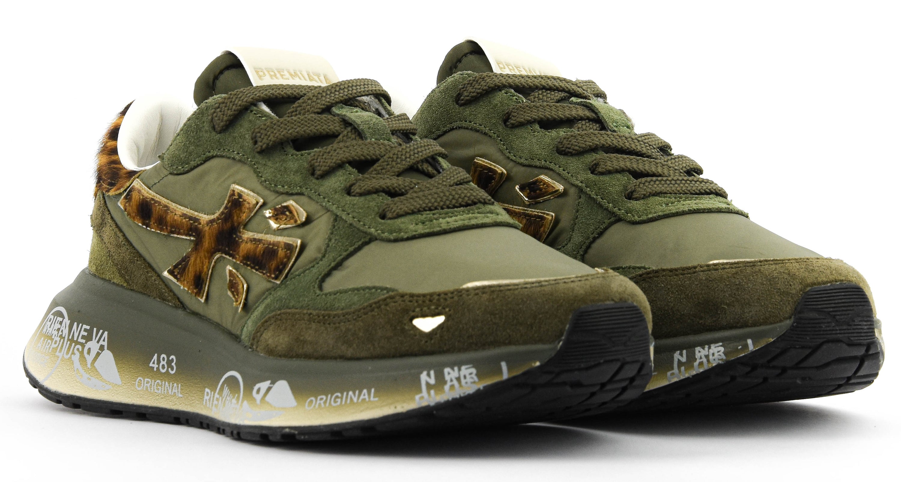PREMIATA LAURYN SNEAKER GREEN LEO