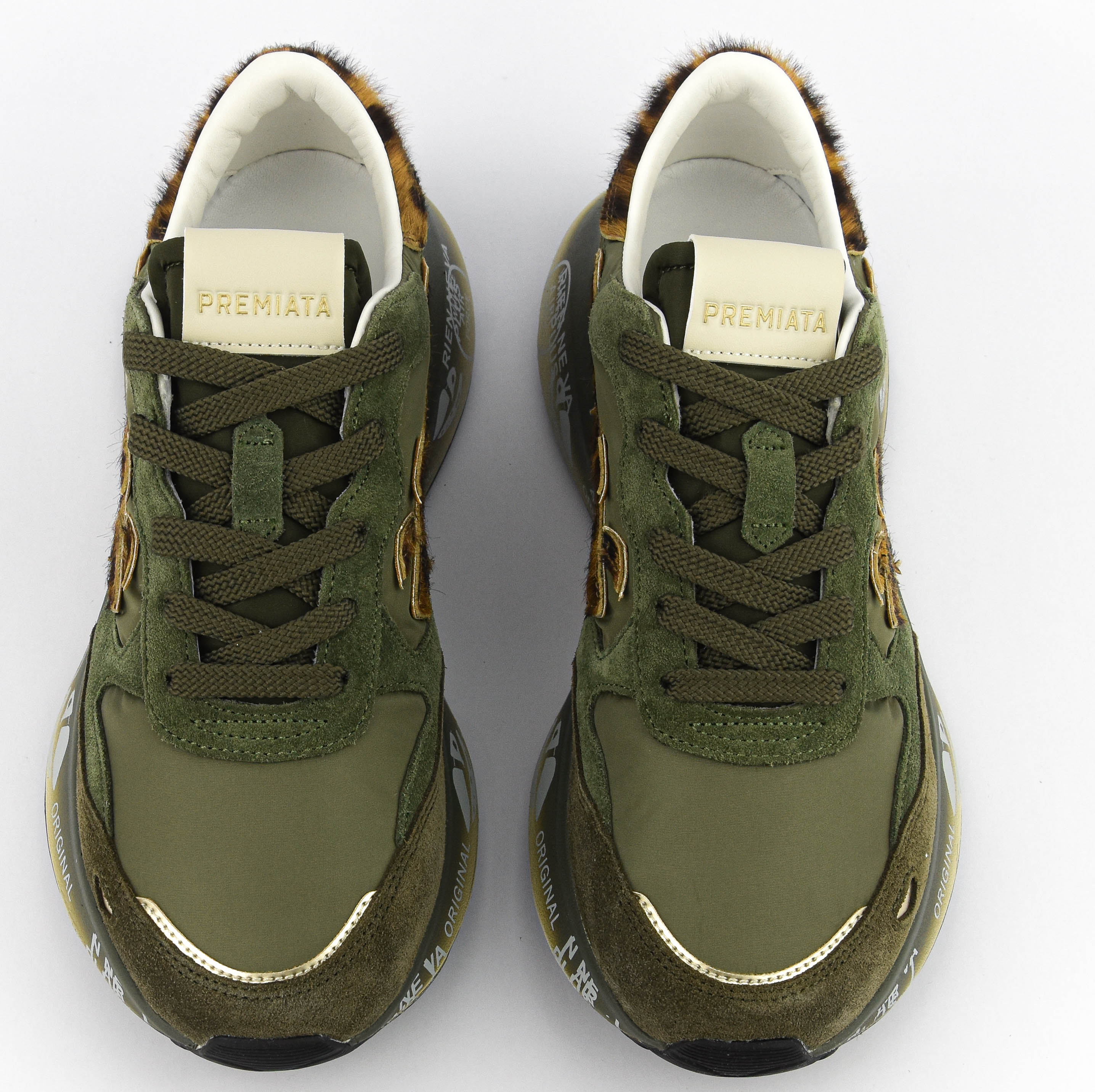 PREMIATA LAURYN SNEAKER GREEN LEO