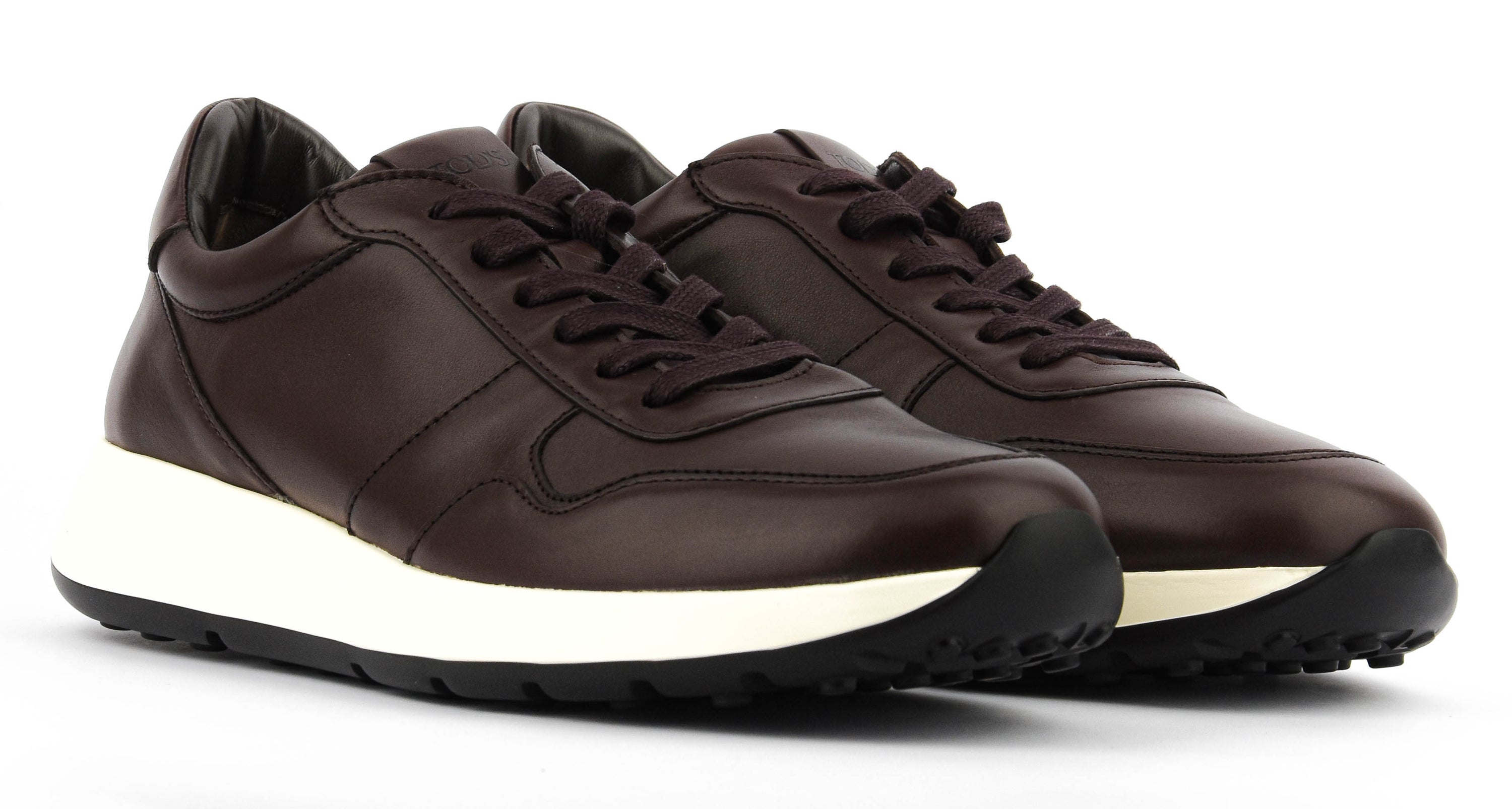 TOD'S RED DOT SNEAKER NAPPA Brown