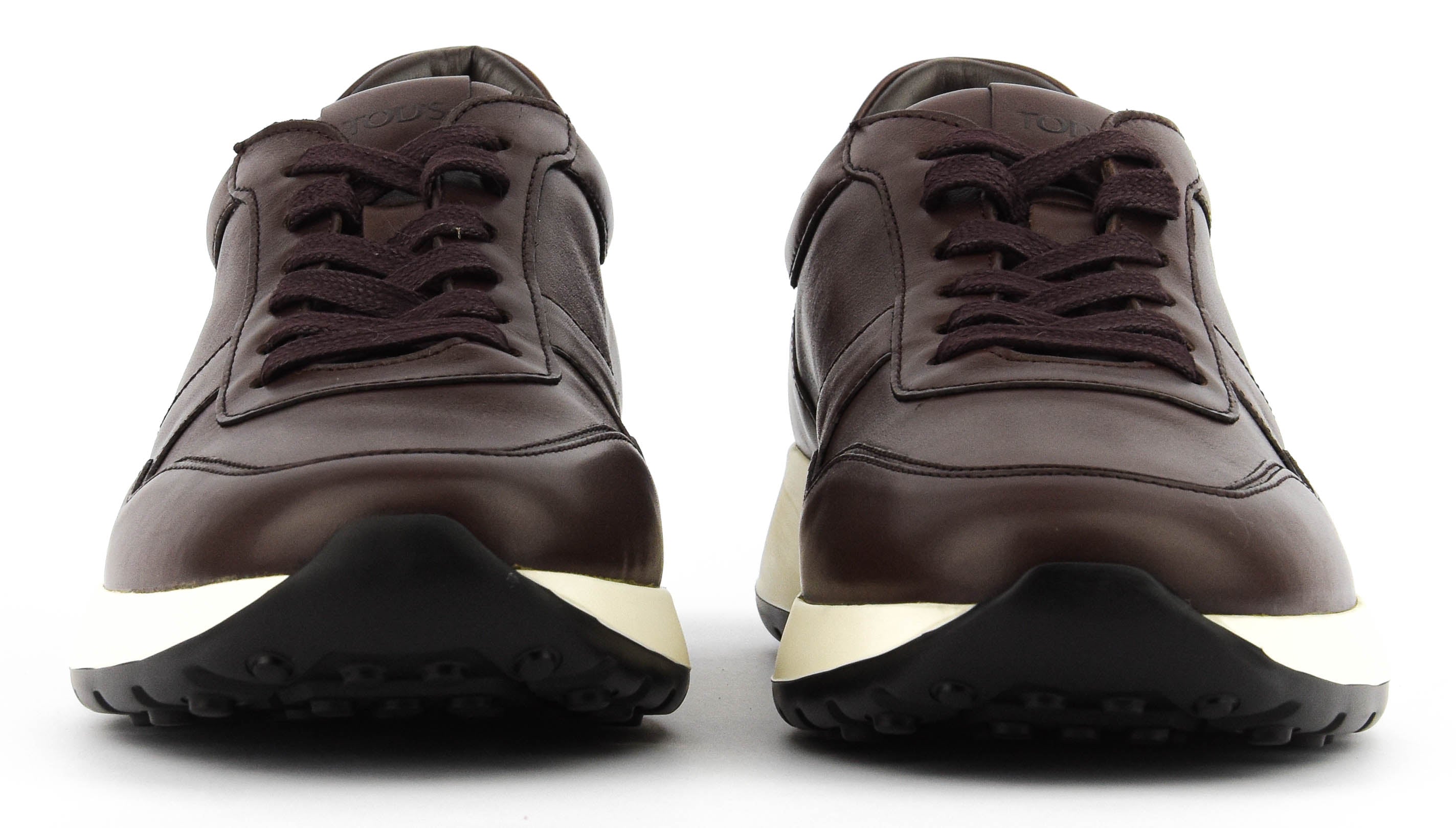 TOD'S RED DOT SNEAKER NAPPA Brown