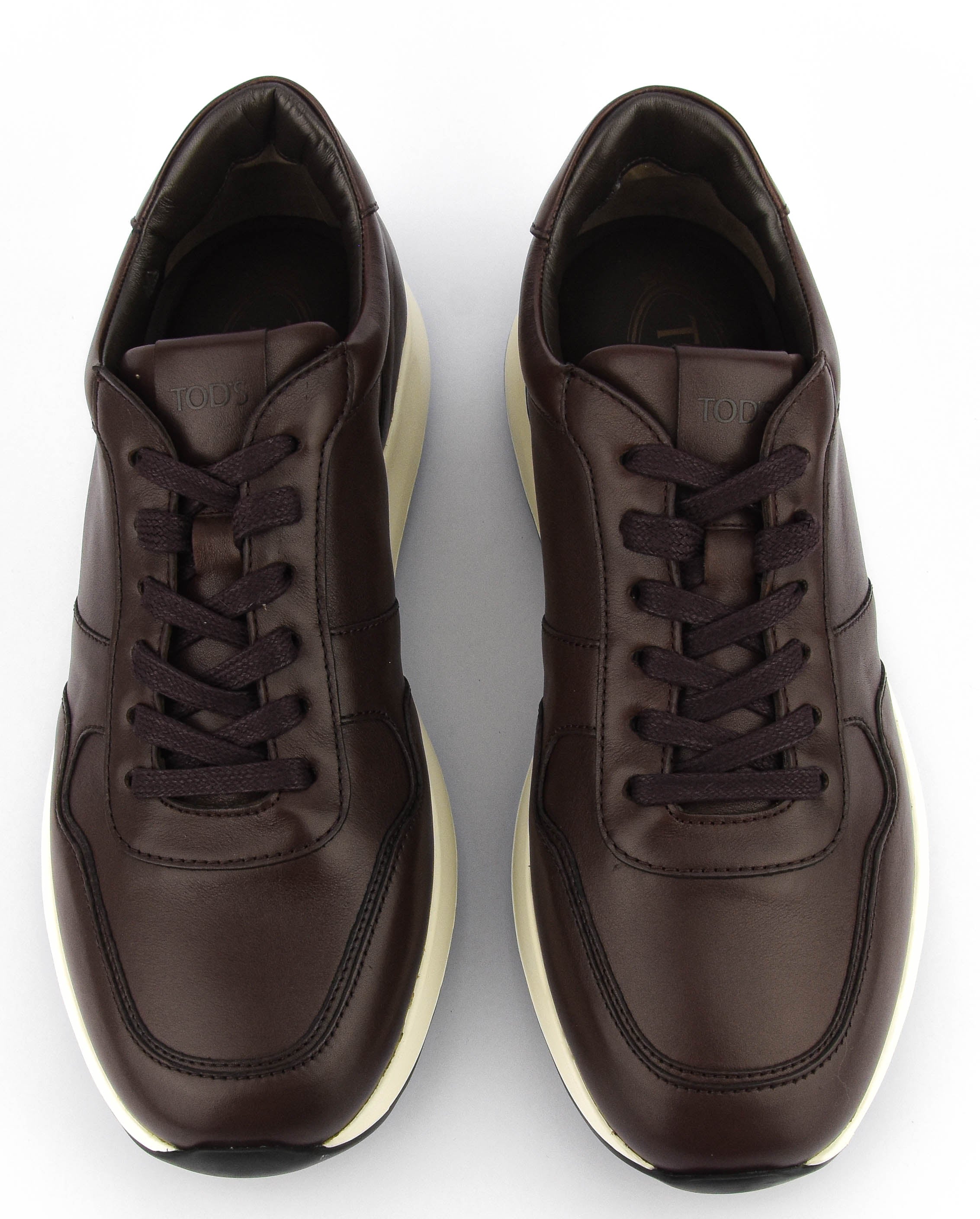 TOD'S RED DOT SNEAKER NAPPA Brown