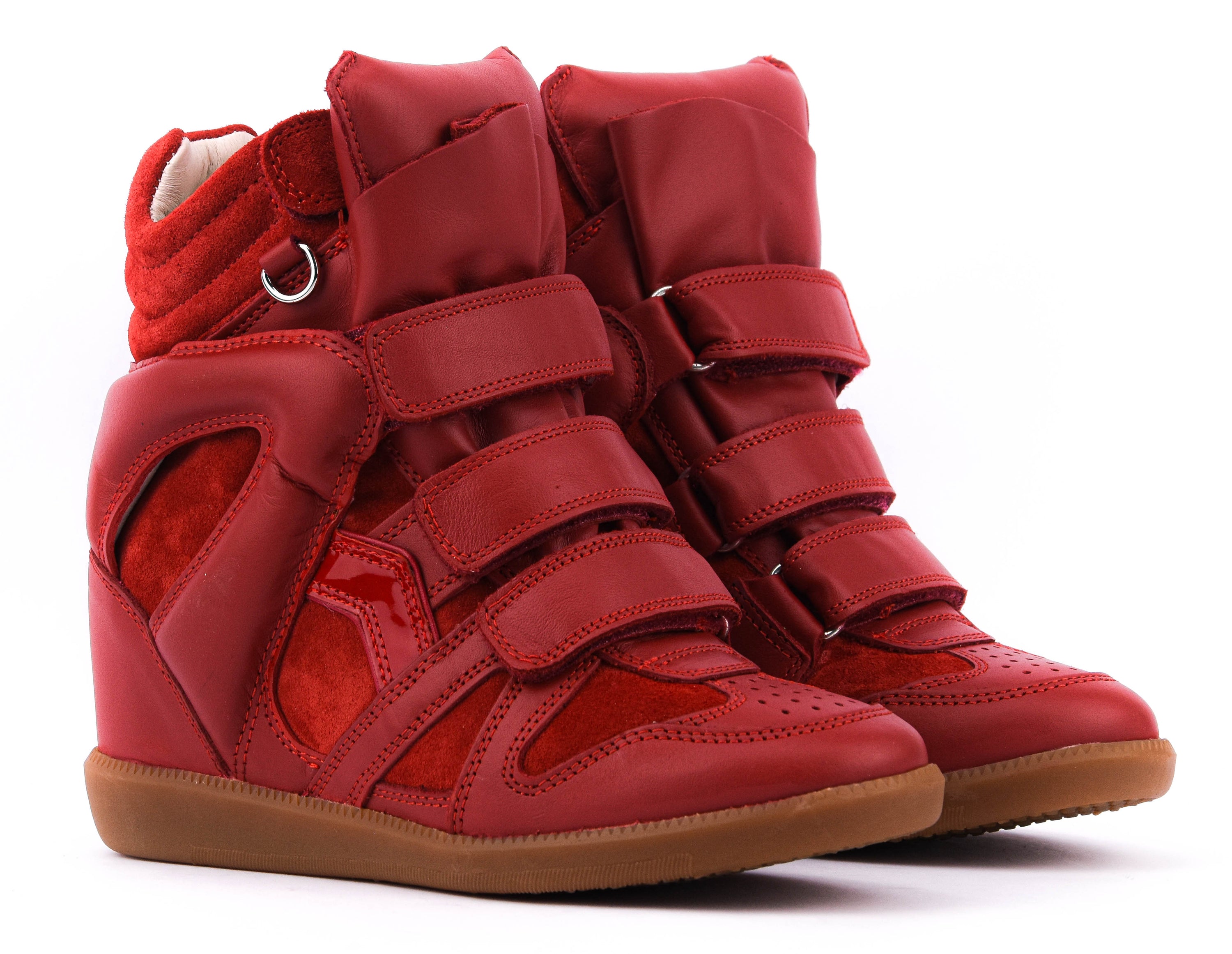 ISABEL BEKETT RING SNEAKER SCARLET RED