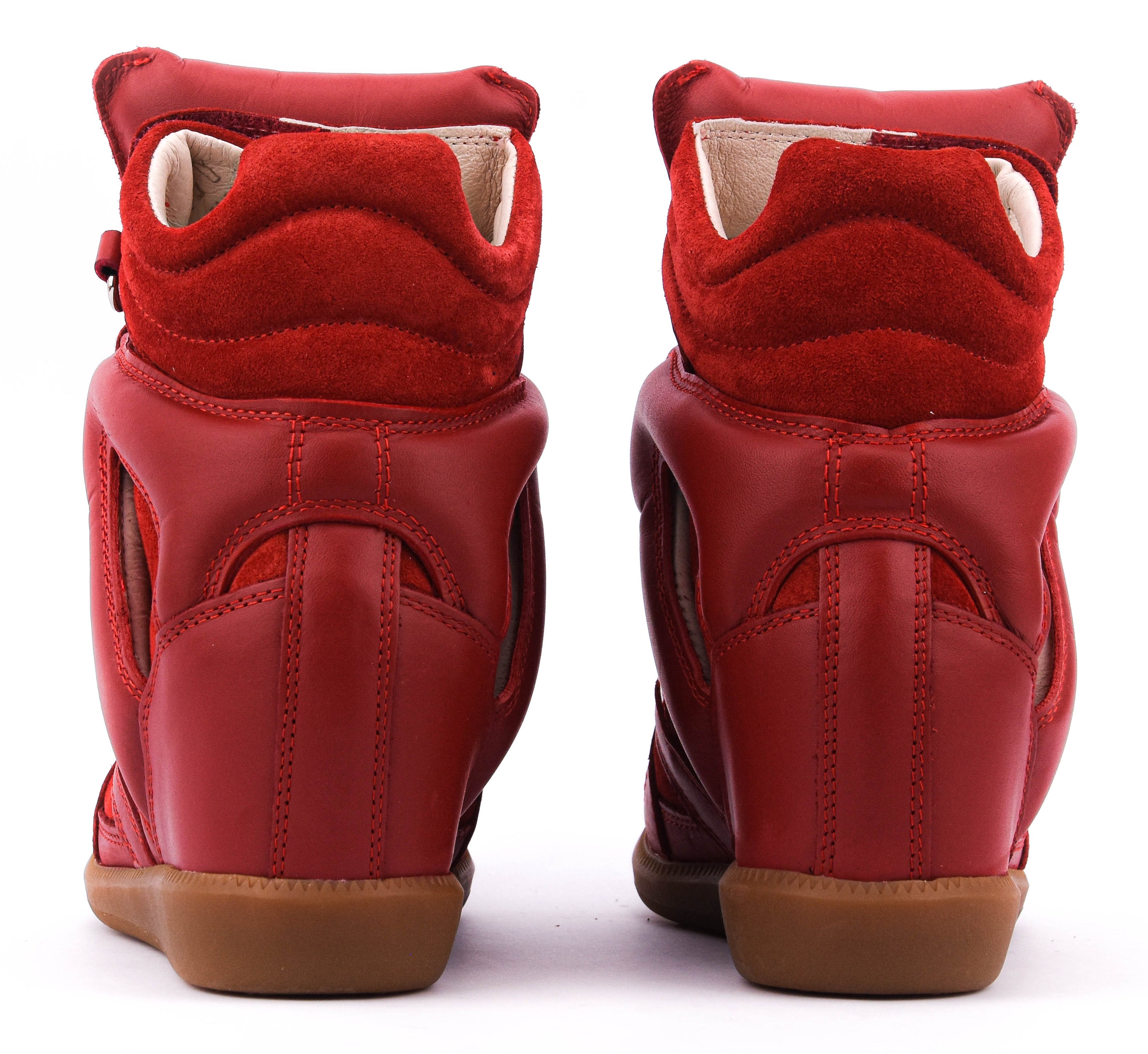 ISABEL BEKETT RING SNEAKER SCARLET RED