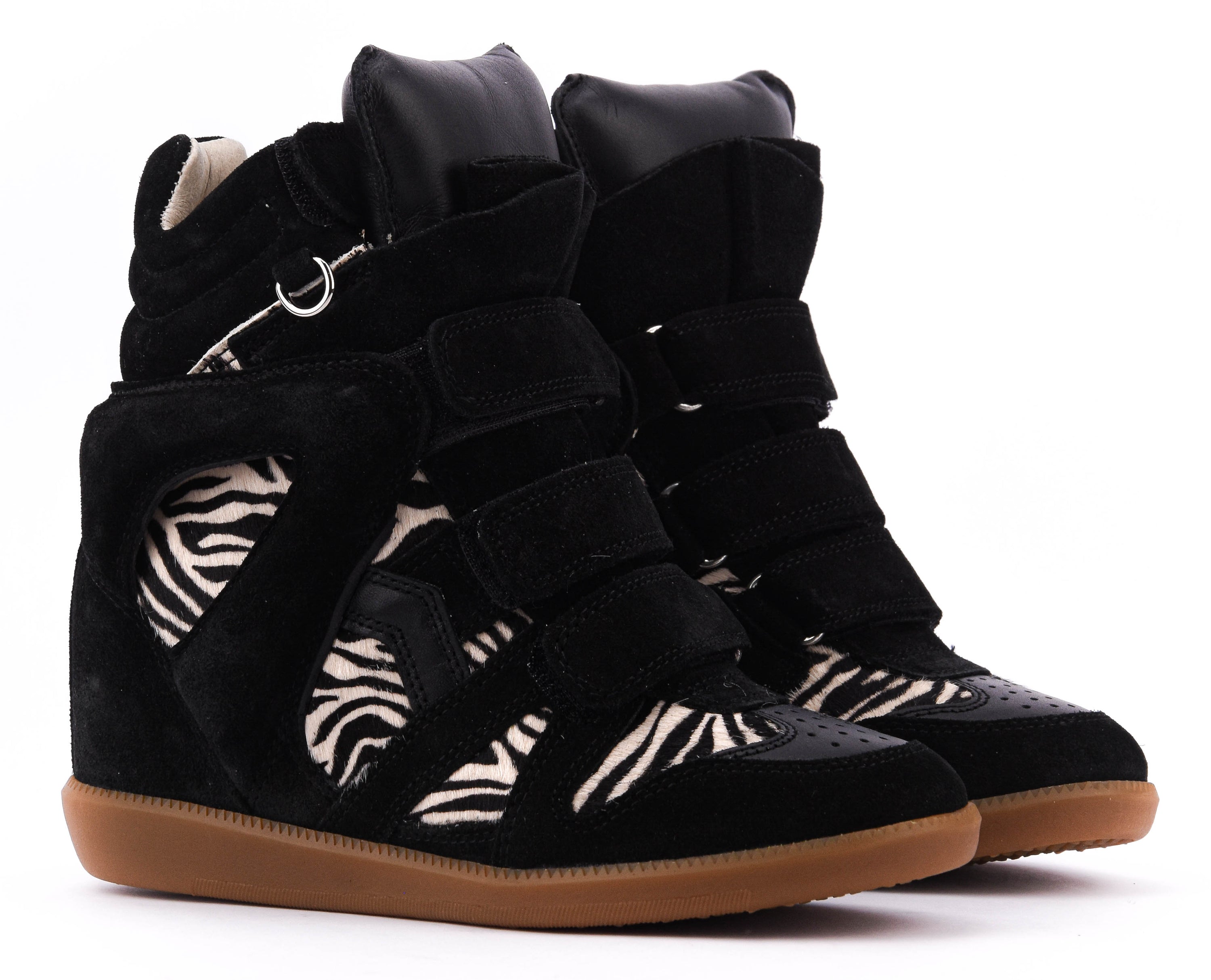 ISABEL BEKETT RING SNEAKER BLACK ZEBRA