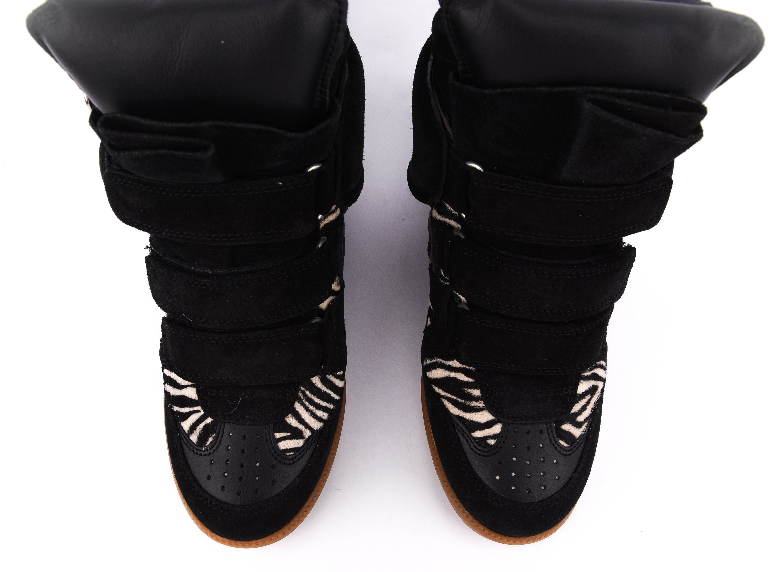 ISABEL BEKETT RING SNEAKER BLACK ZEBRA