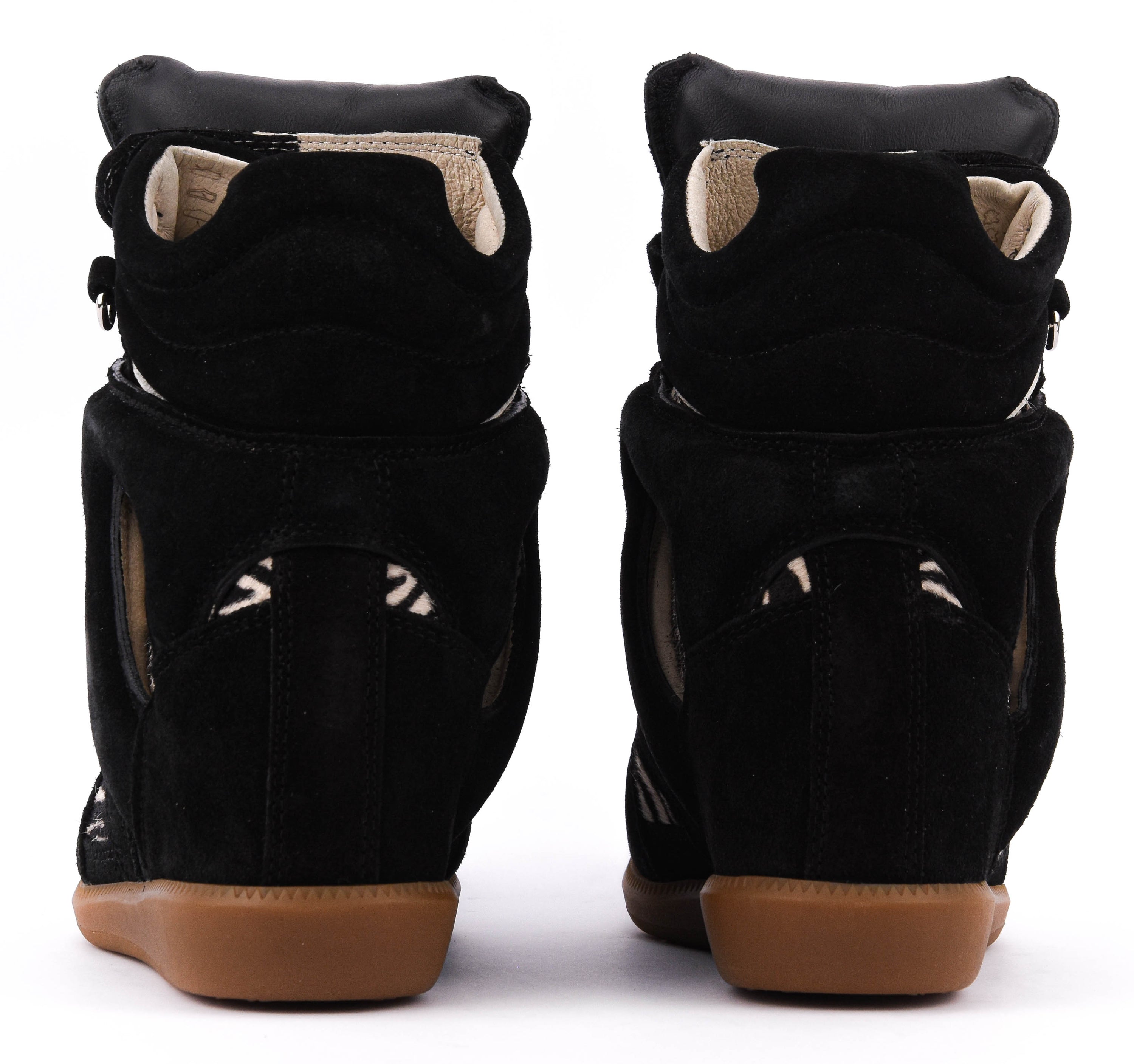 ISABEL BEKETT RING SNEAKER BLACK ZEBRA