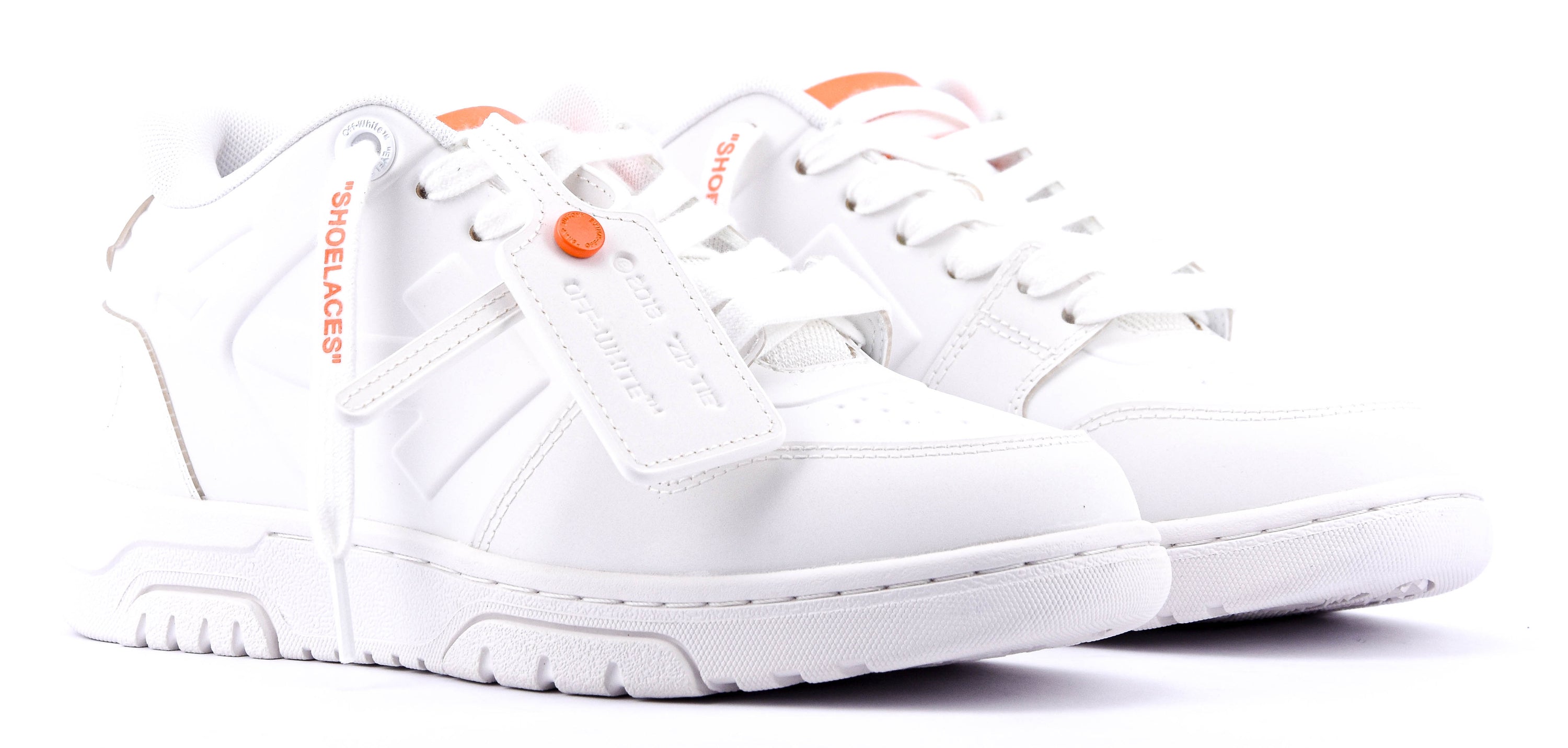 OFFWHITE MOLDED SNEAKER 'OOO' WHITE ORANGE