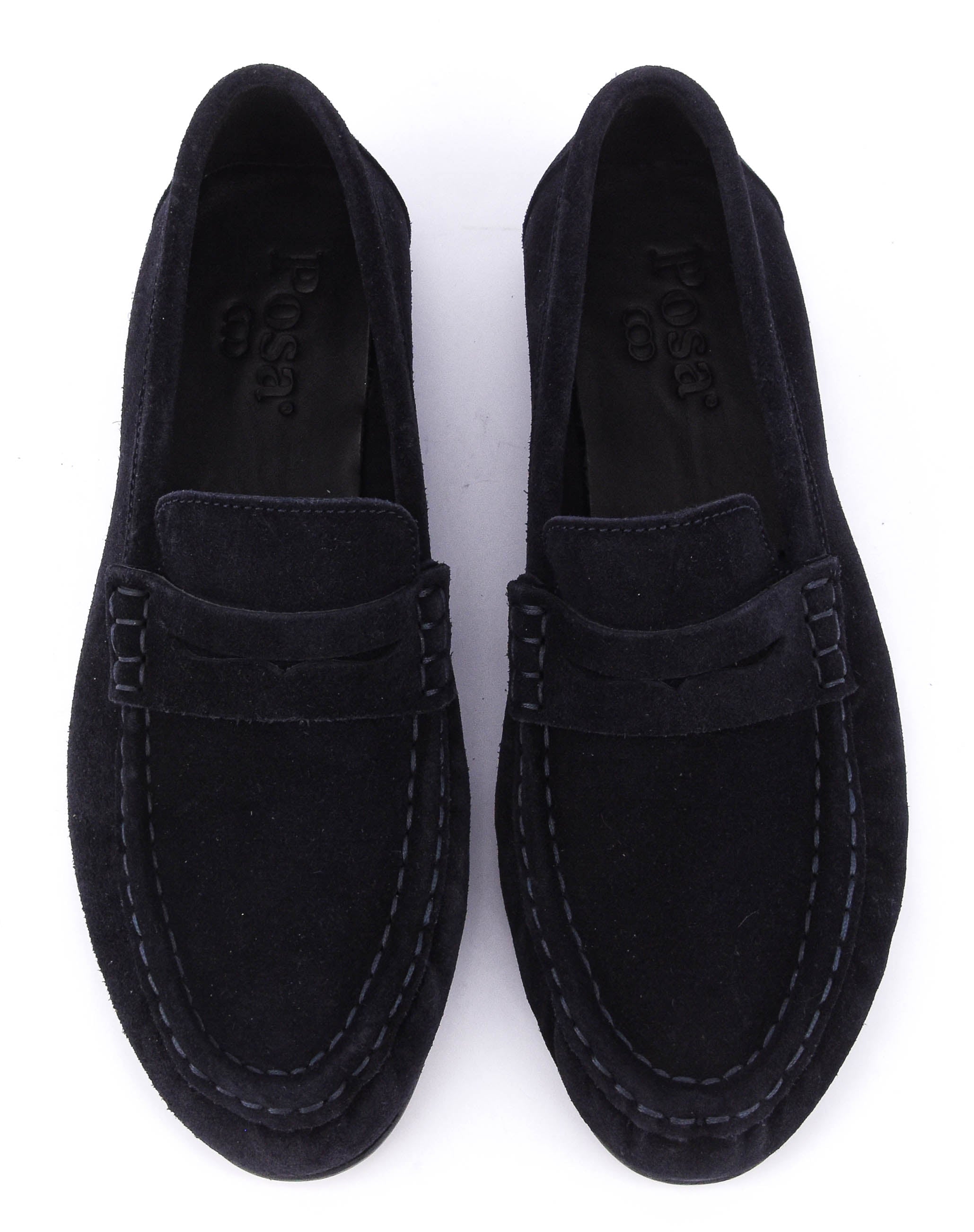 POSA PENNY LOAFER WRINKLE NAVY