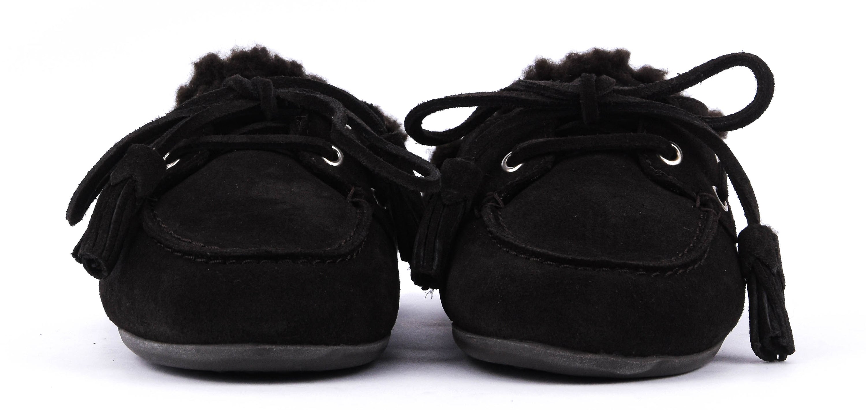 POSA BOAT LOAFER MULE FUR ESPRESSO