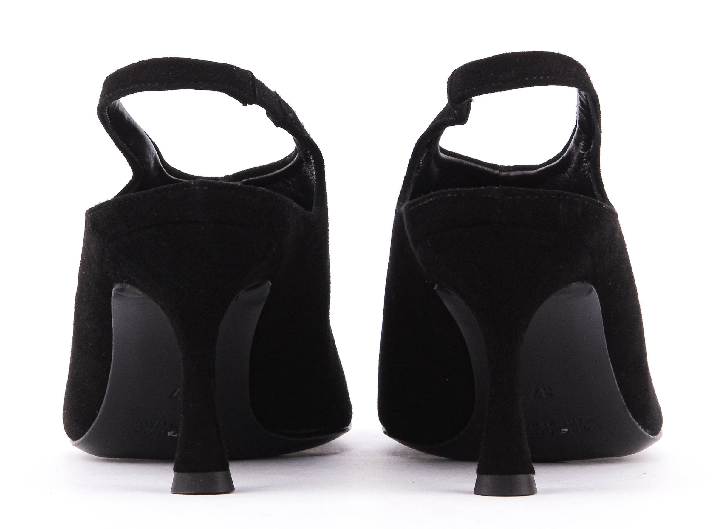 PAUL WARMER VIONA SLINGBACK PUMP BLACK 70