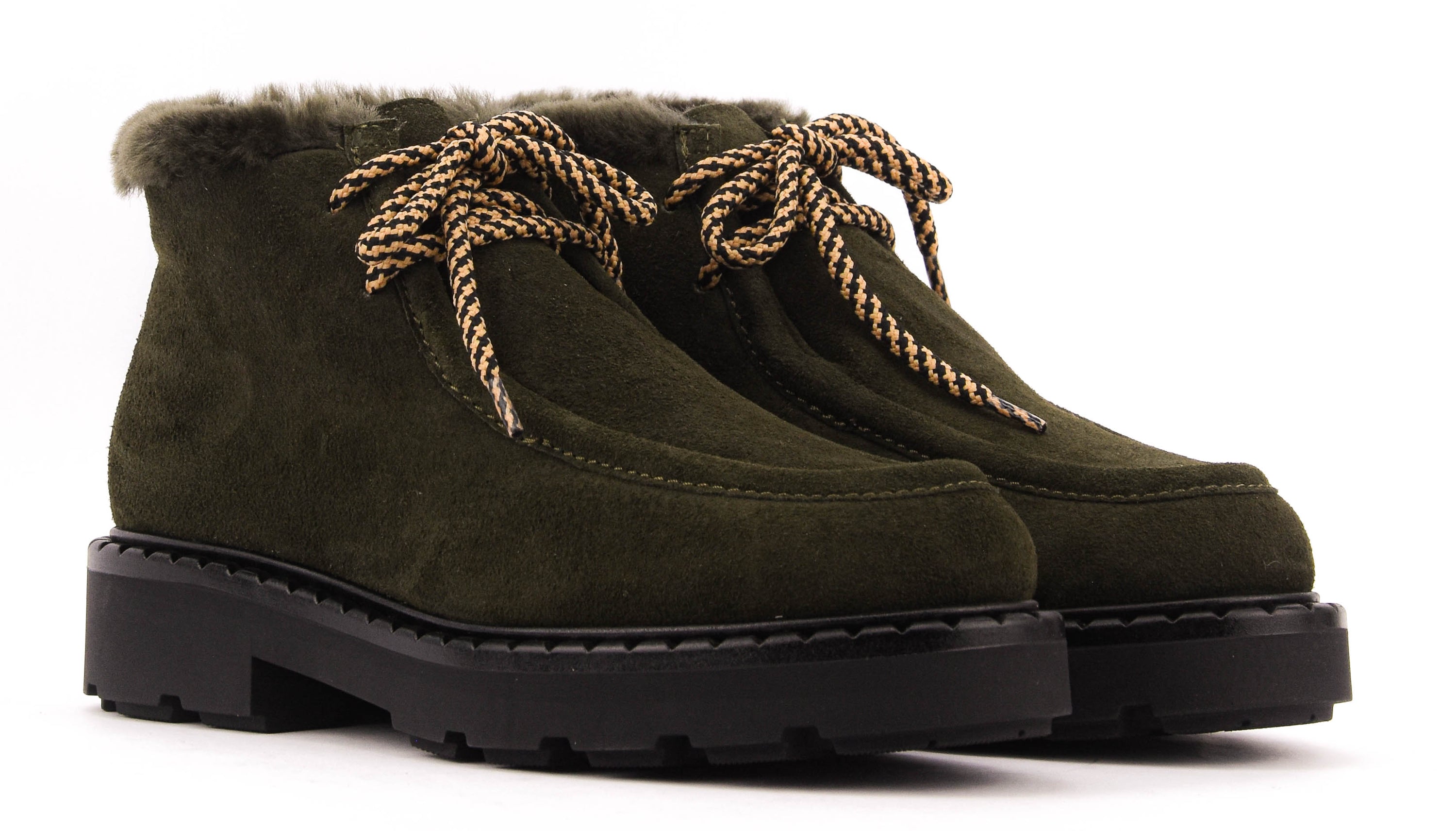 PAUL WARMER MEGEVE BOOT GREEN SUEDE