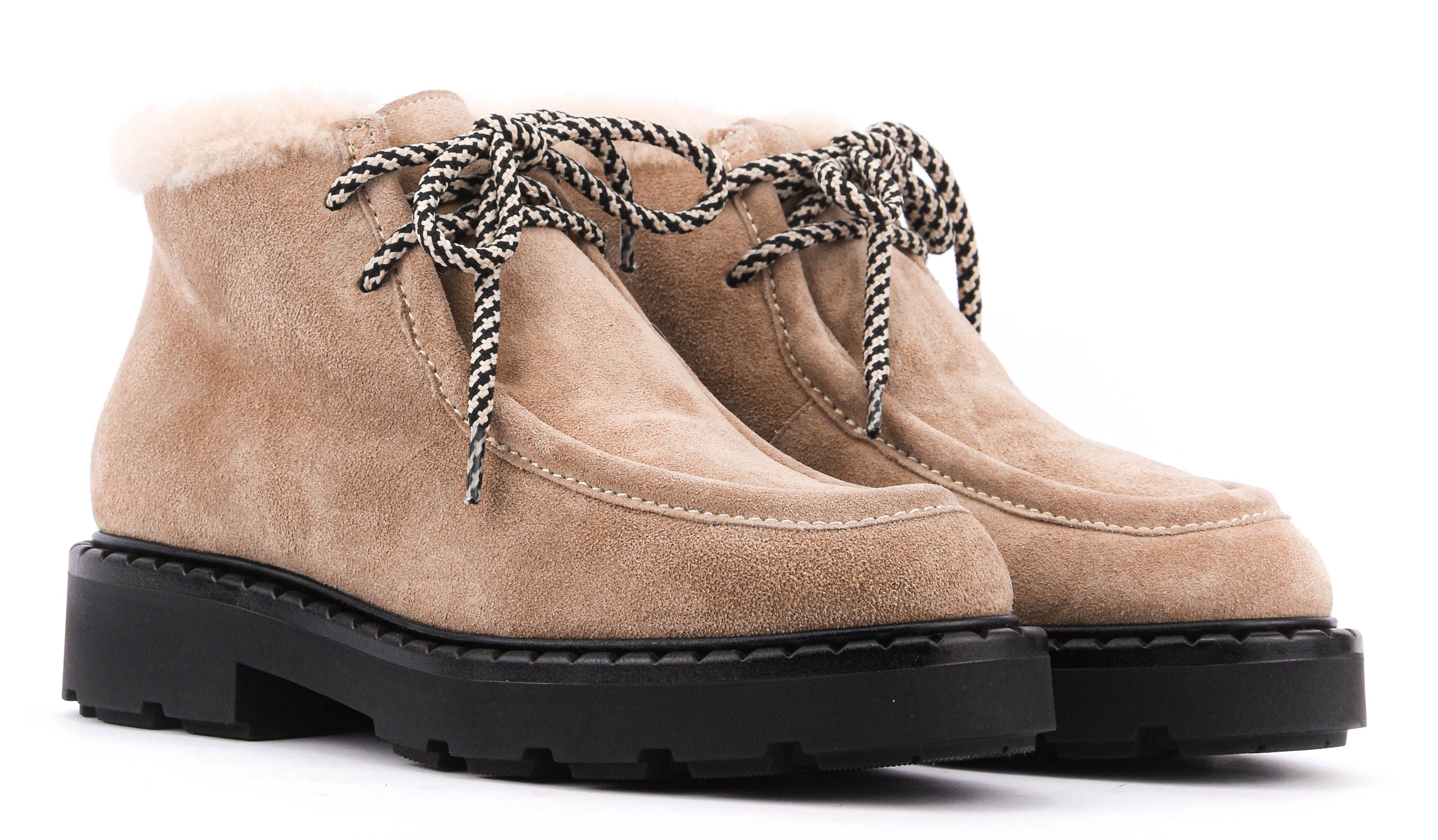 PAUL WARMER MEGEVE BOOT SAND SUEDE