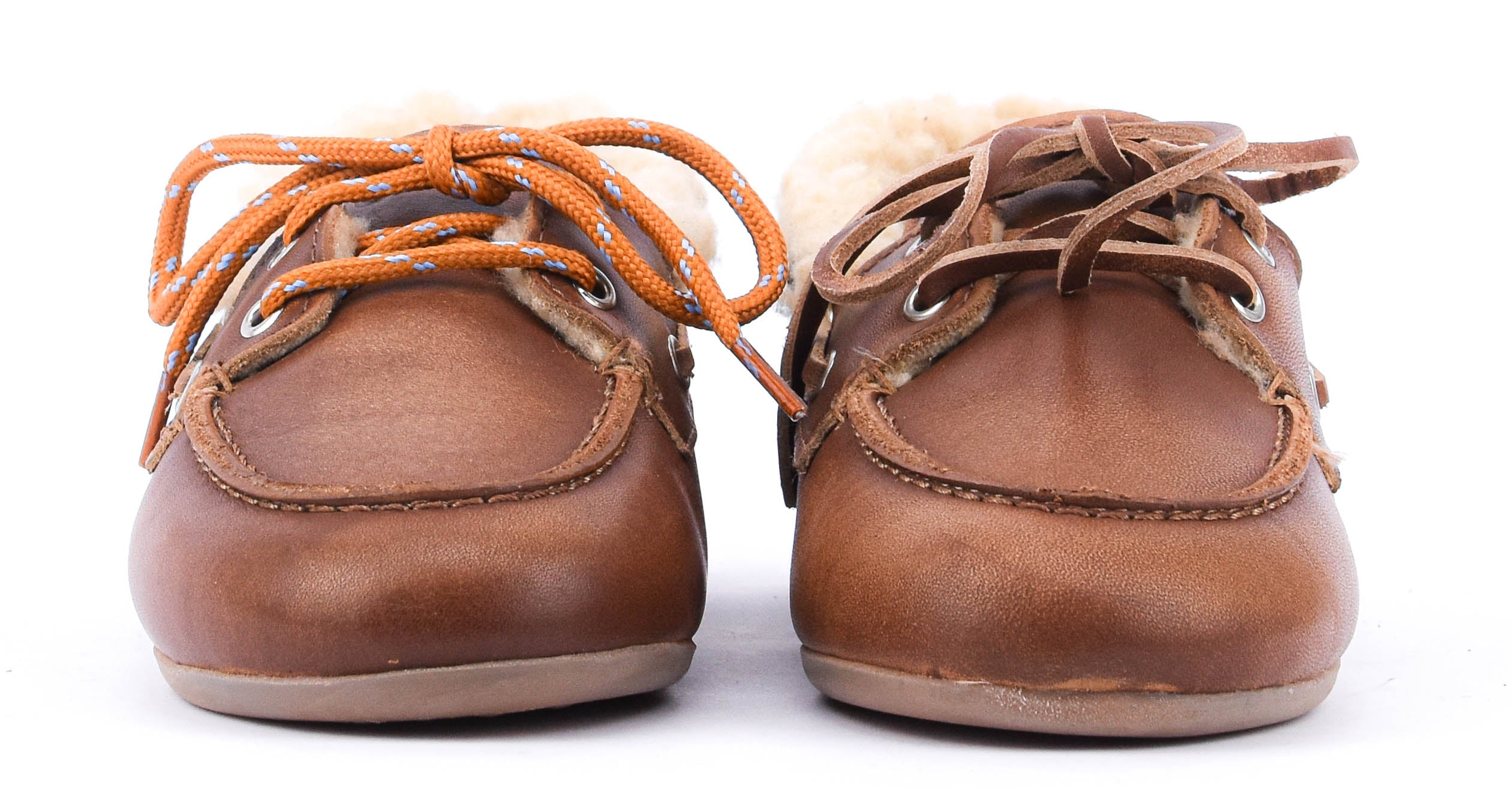POSA BOAT LOAFER BRUSHED FUR BROWN