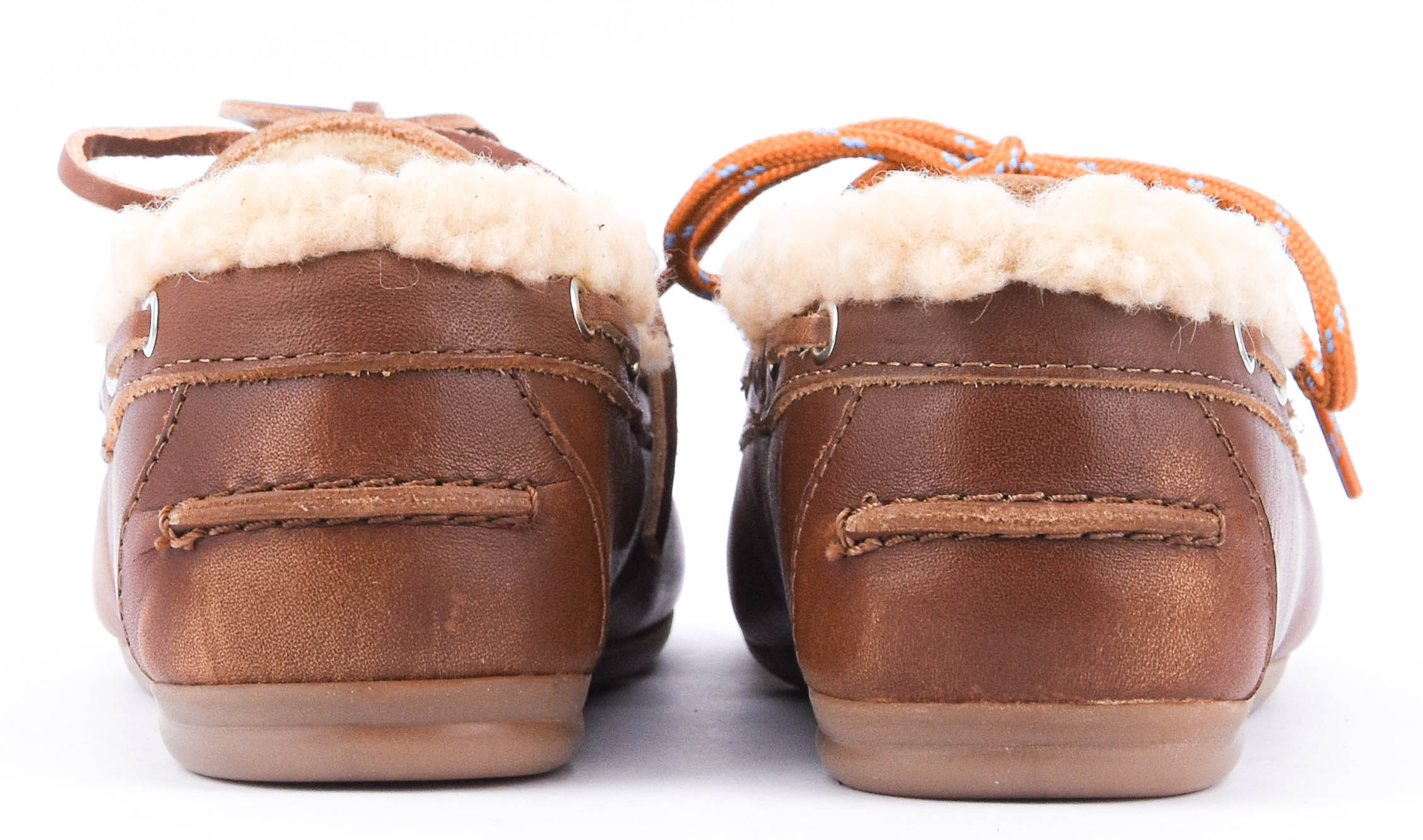 POSA BOAT LOAFER BRUSHED FUR BROWN