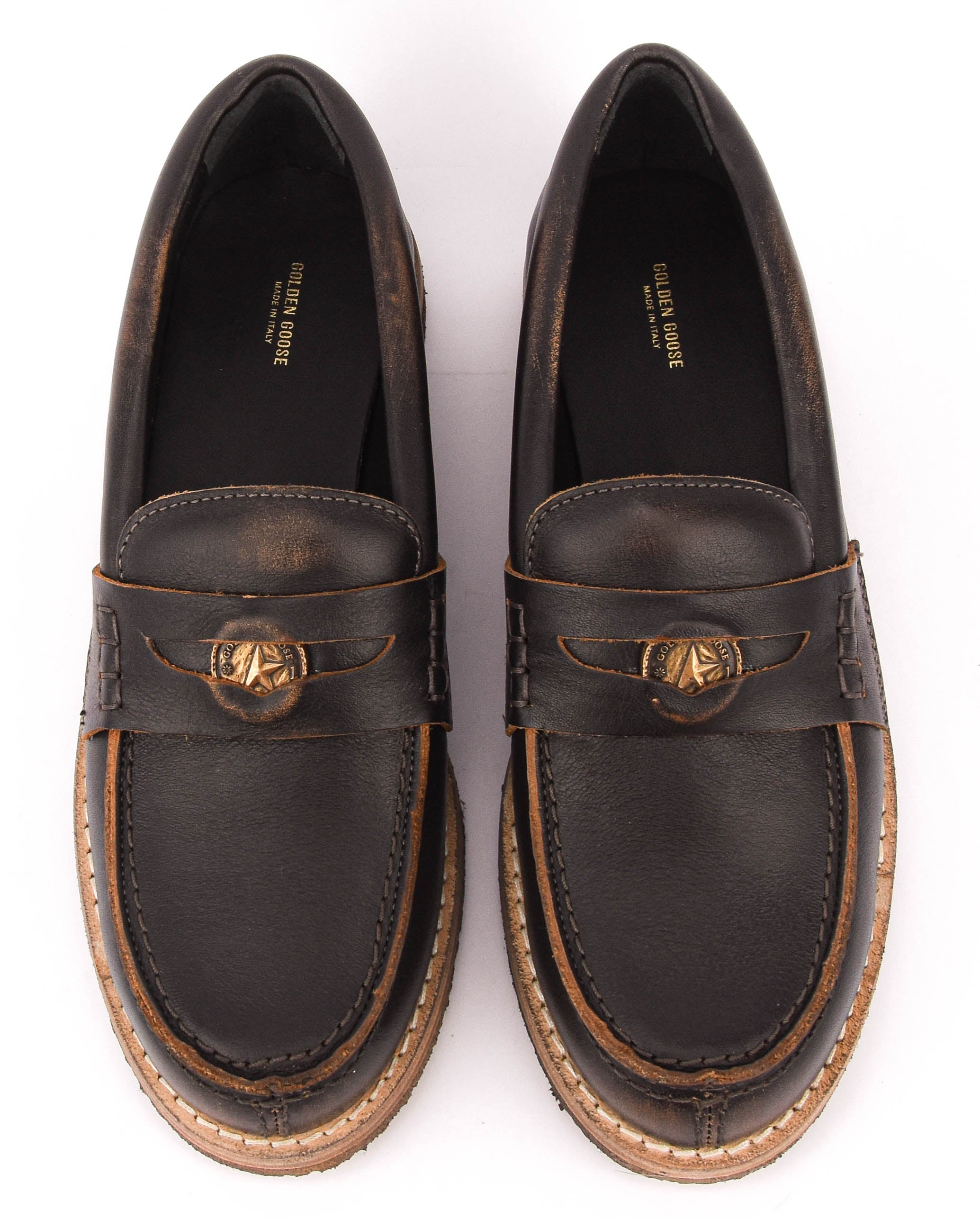 GOLDEN GOOSE JERRY PENNY LOAFER BLACK