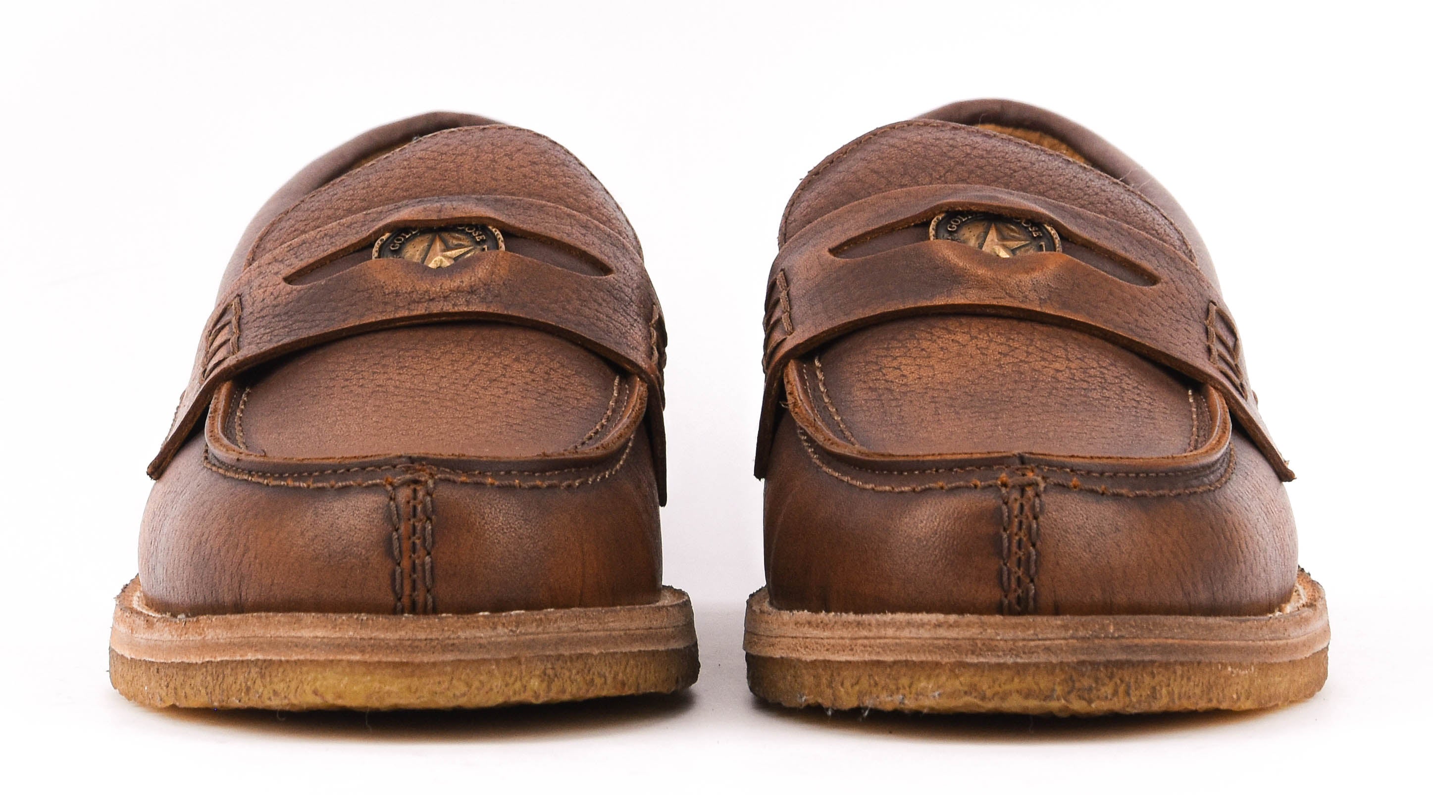 GOLDEN GOOSE JERRY PENNY LOAFER BROWN