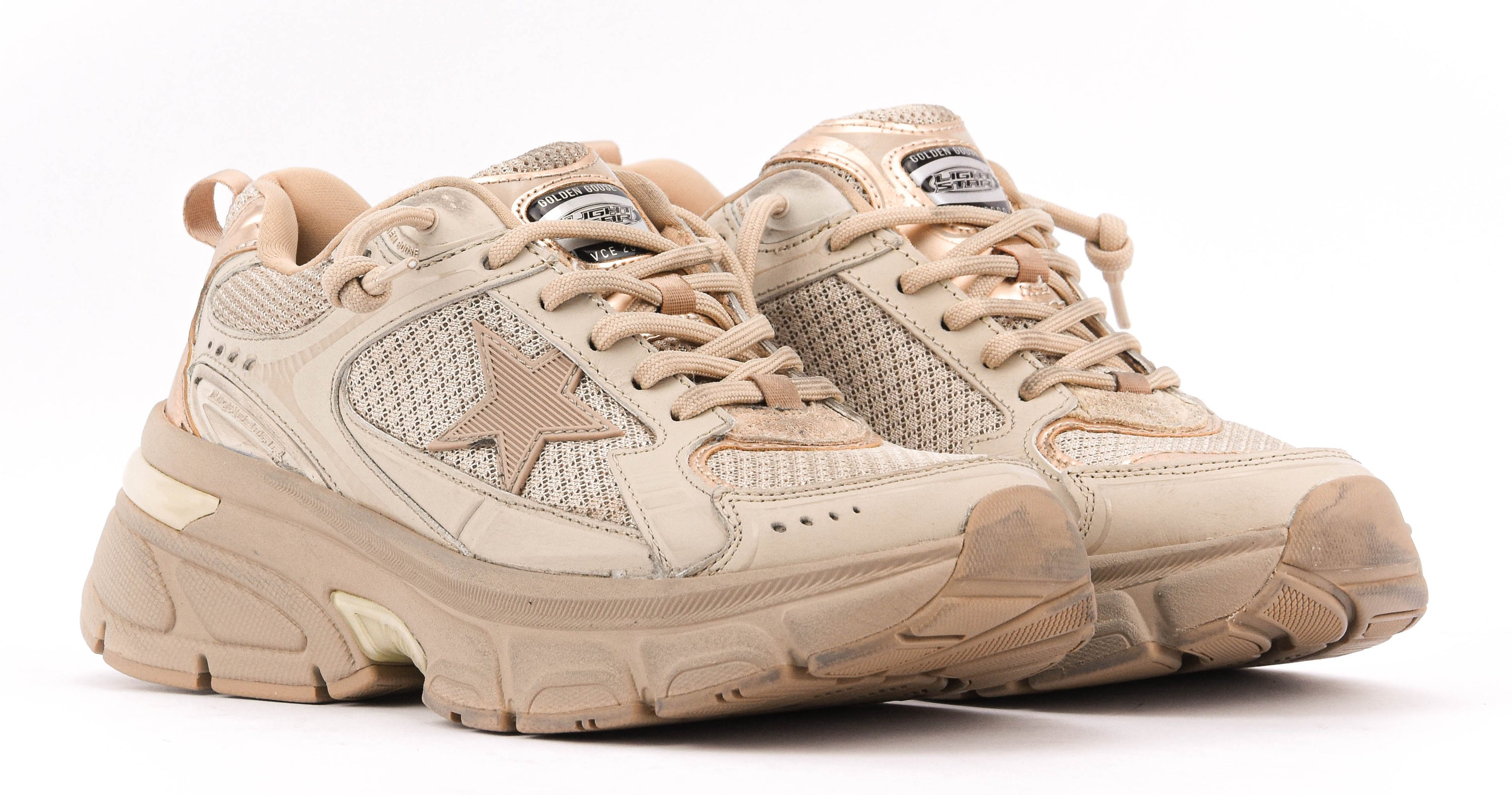 GOLDEN GOOSE LIGHTSTAR GREY TAUPE