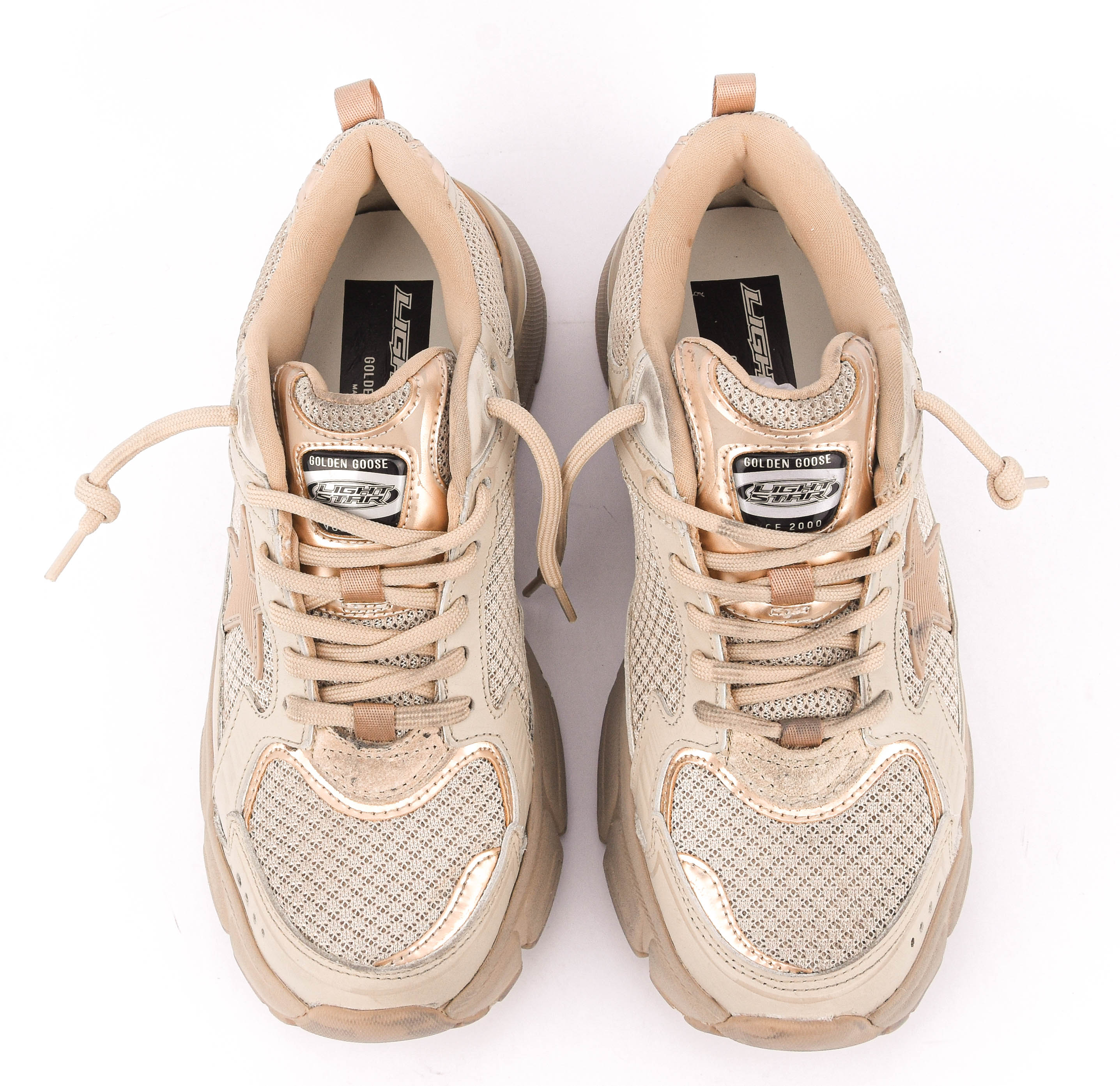 GOLDEN GOOSE LIGHTSTAR GREY TAUPE