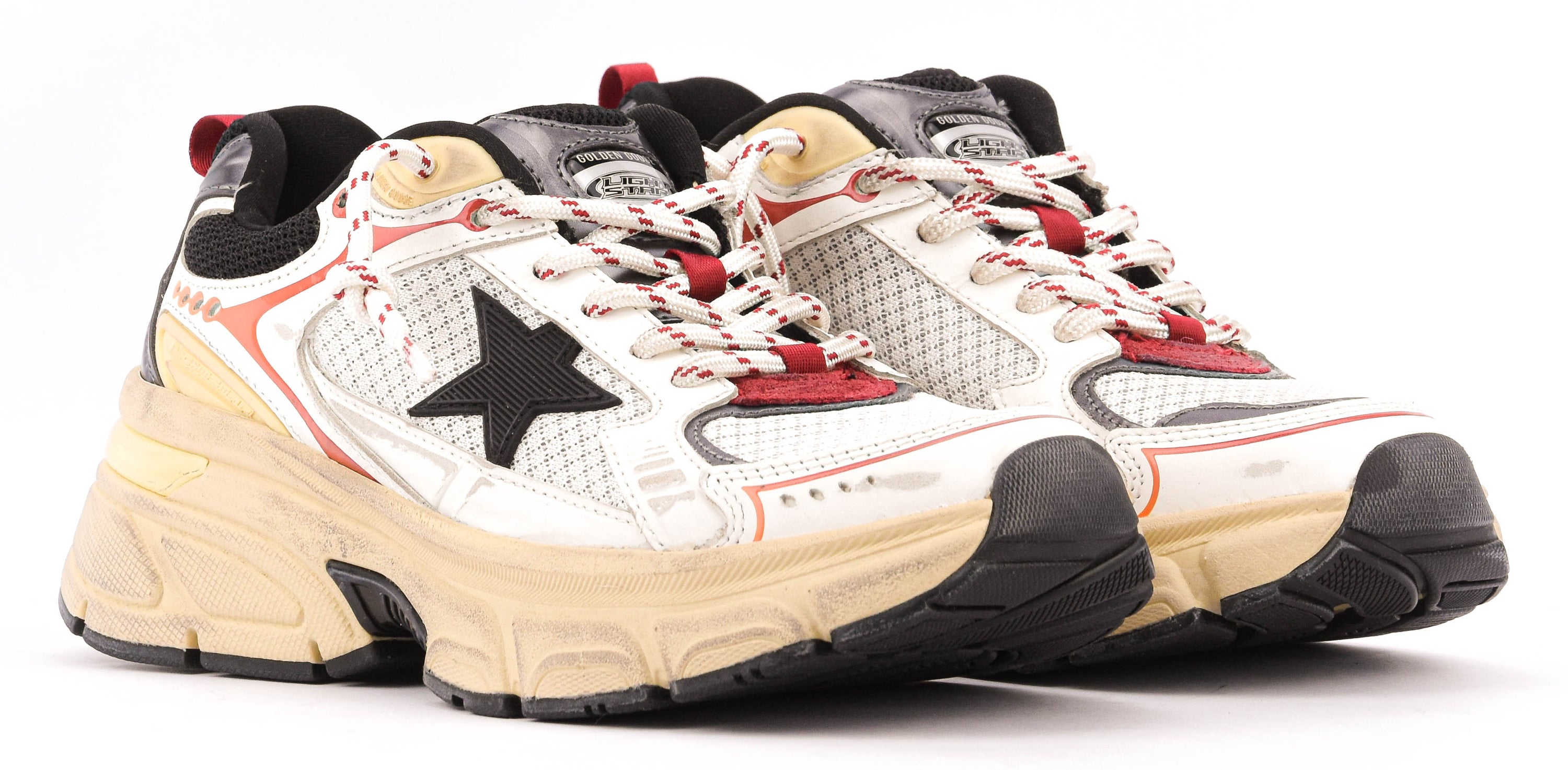 GOLDEN GOOSE LIGHTSTAR WHITE DARK GREY