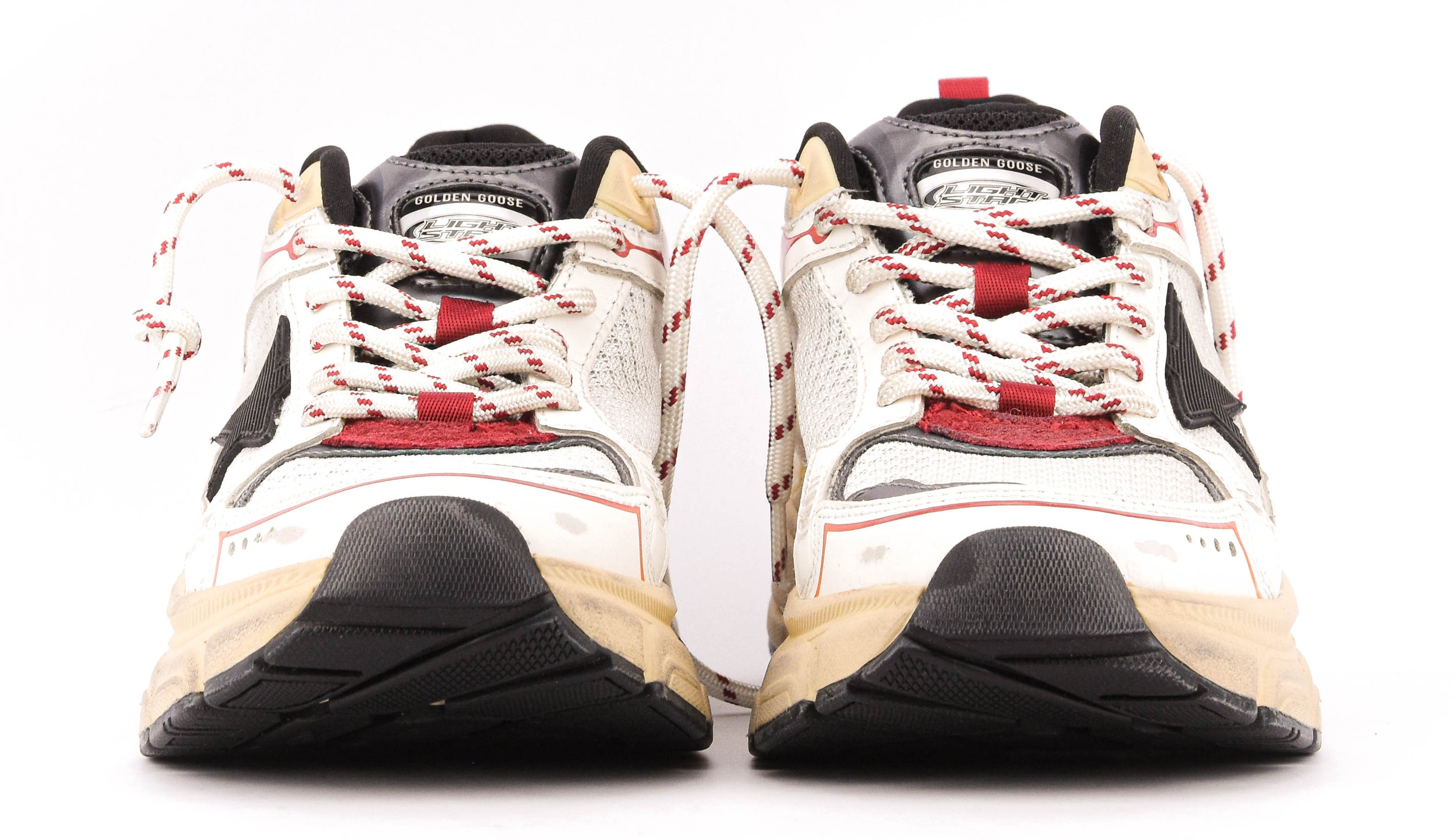 GOLDEN GOOSE LIGHTSTAR WHITE DARK GREY