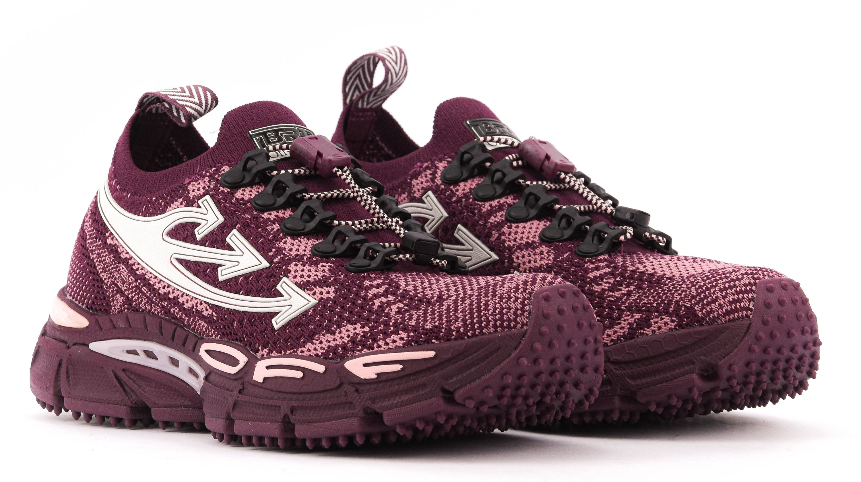 OFF WHITE BE RIGHT BACK KNIT BURGUNDY