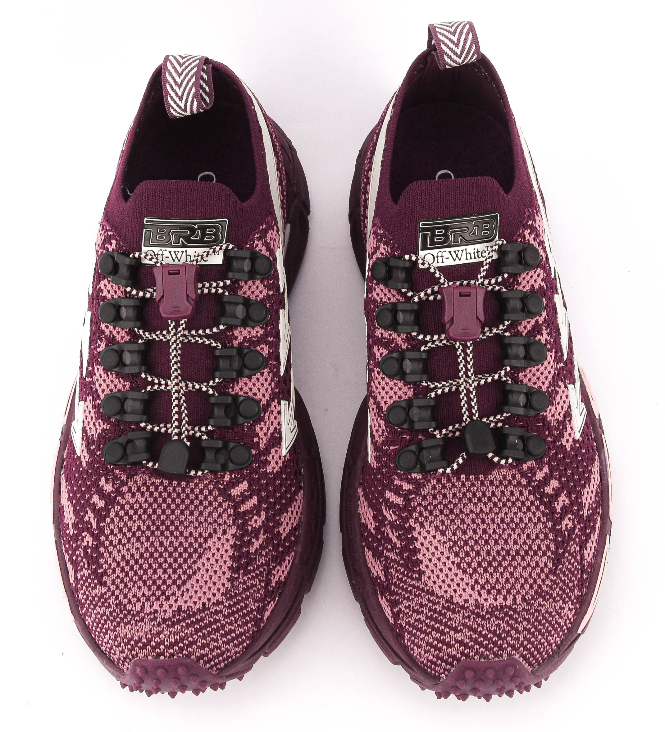 OFF WHITE BE RIGHT BACK KNIT BURGUNDY