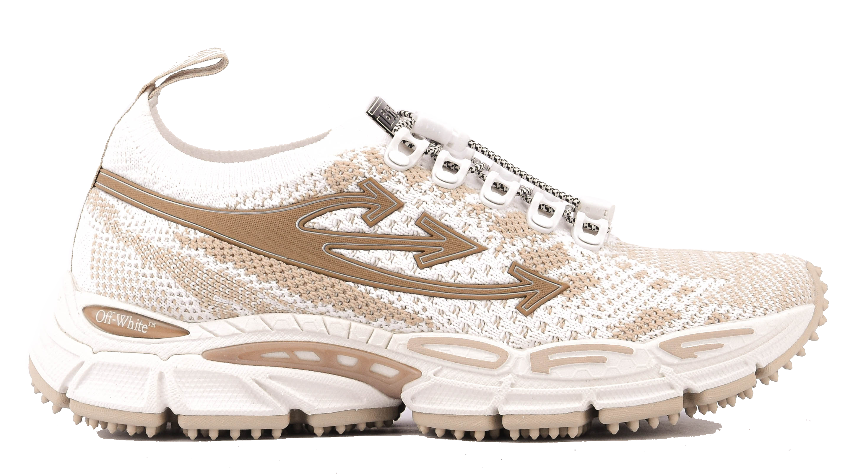 OFF WHITE BE RIGHT BACK KNIT WHITE BRONZE
