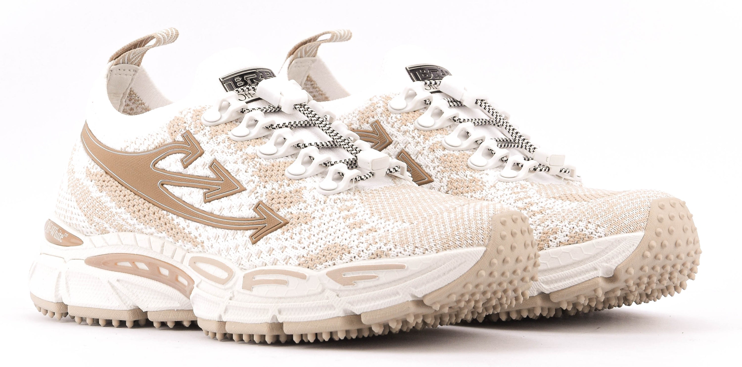 OFF WHITE BE RIGHT BACK KNIT WHITE BRONZE