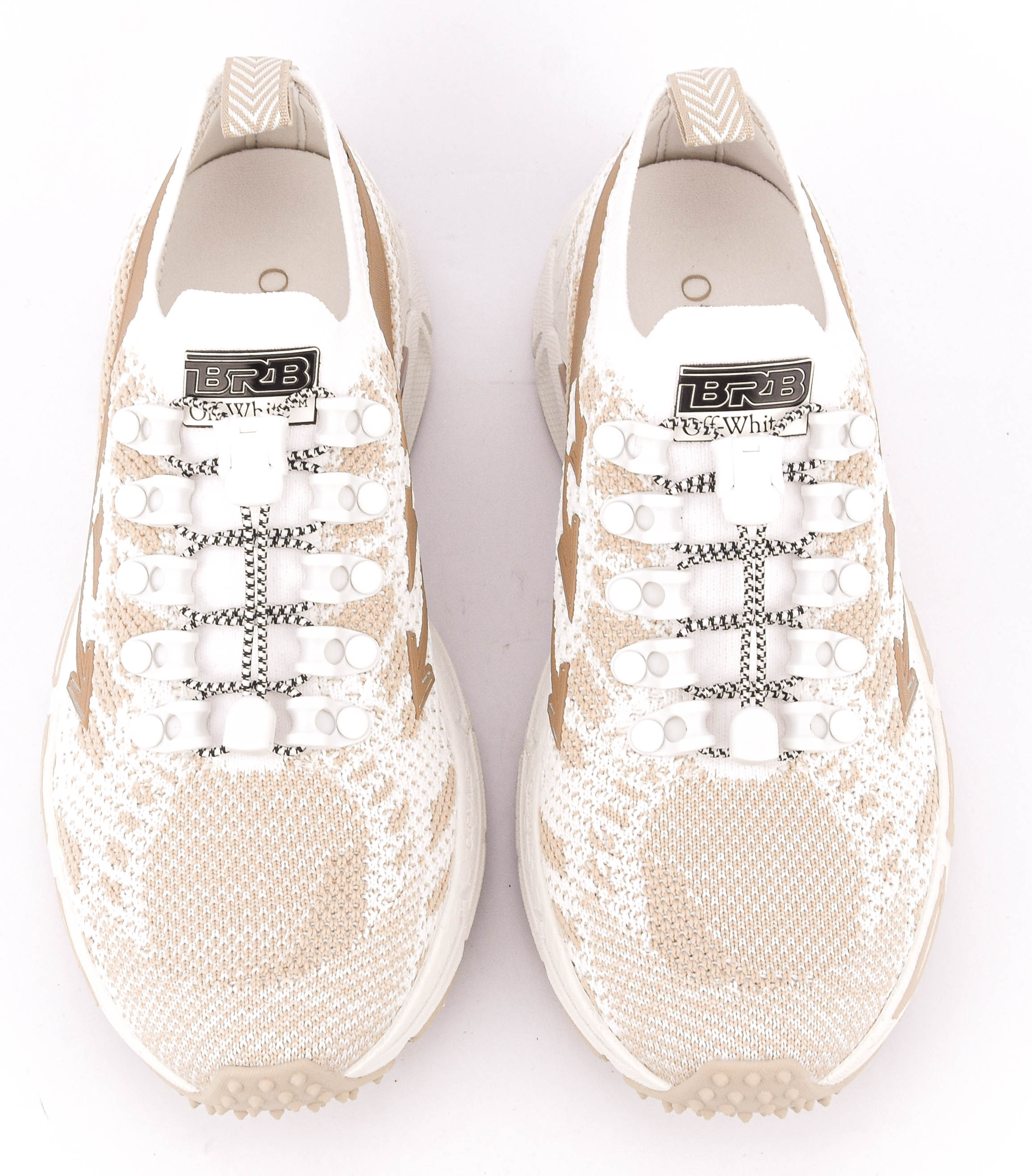 OFF WHITE BE RIGHT BACK KNIT WHITE BRONZE