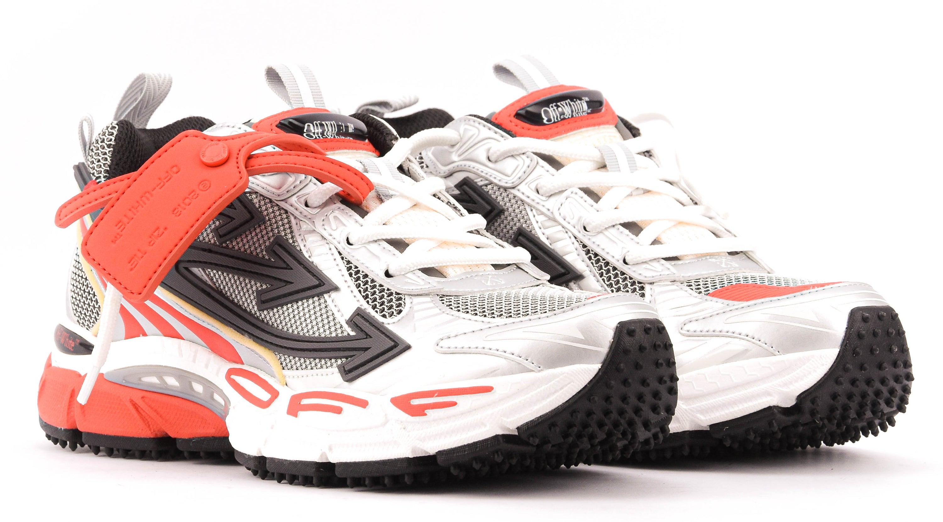 OFF WHITE BE RIGHT BACK MESH GREY RED