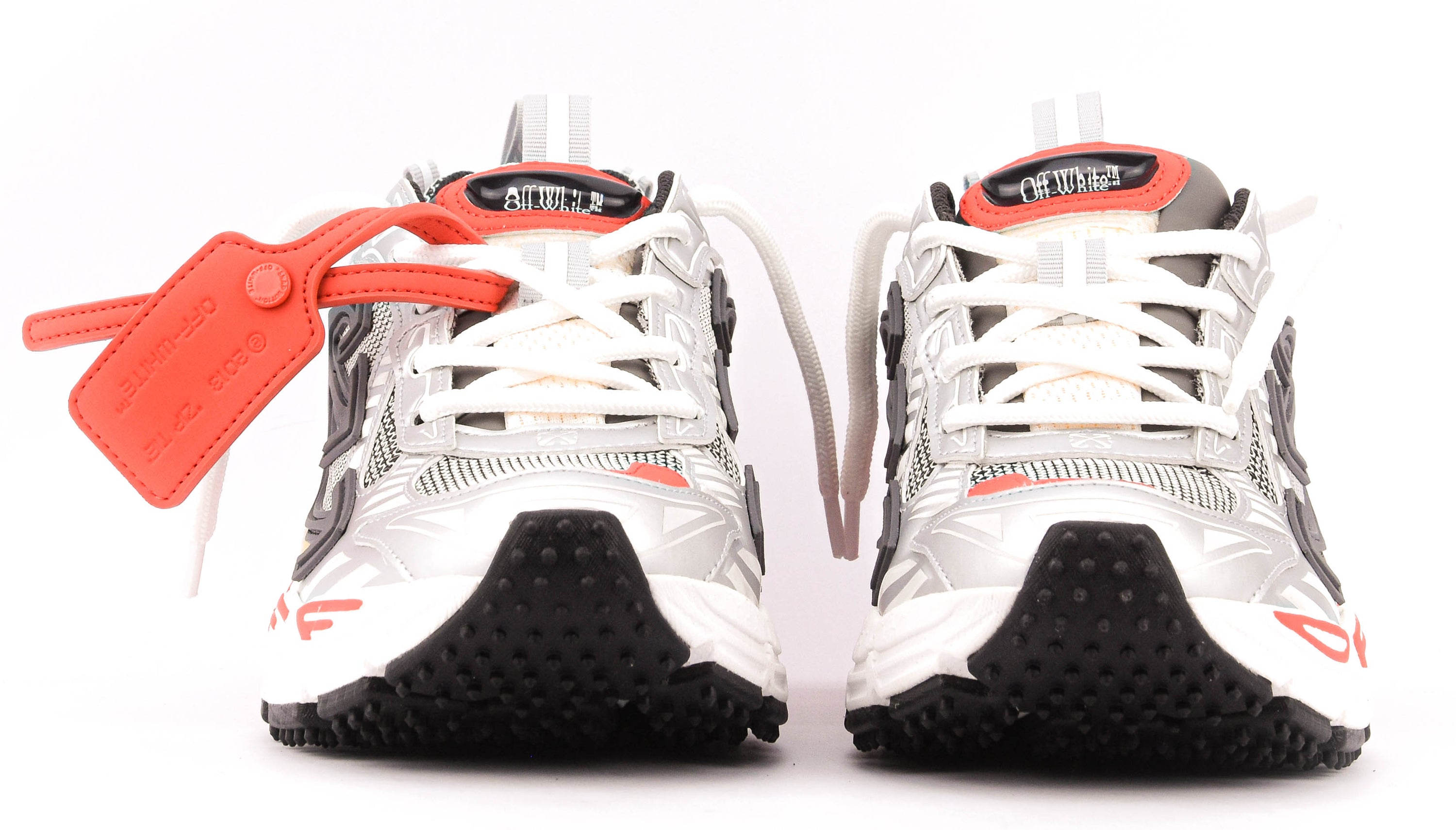 OFF WHITE BE RIGHT BACK MESH GREY RED