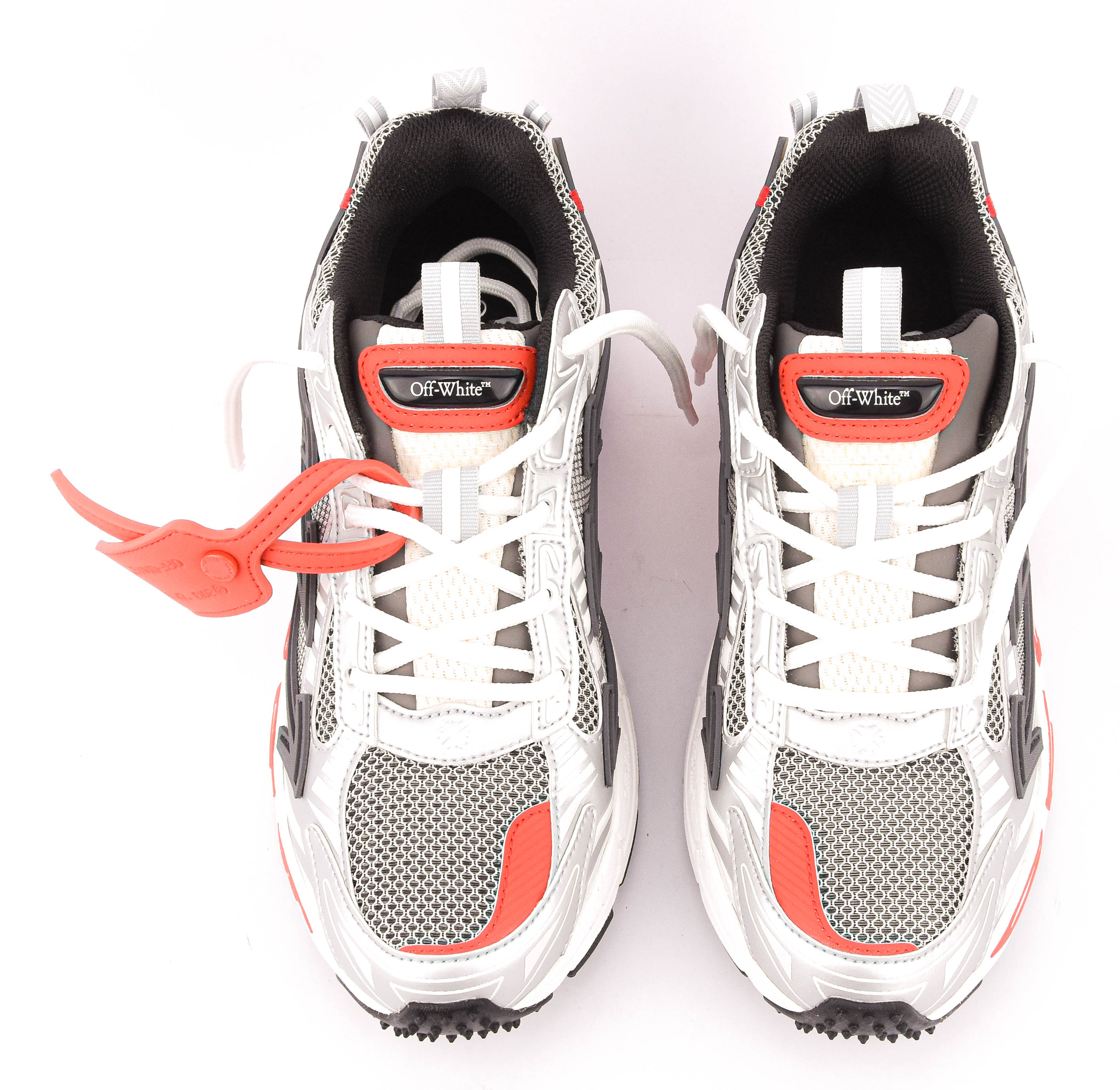 OFF WHITE BE RIGHT BACK MESH GREY RED